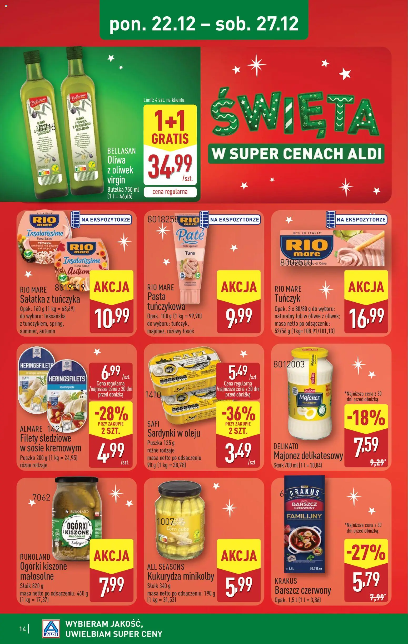 Aldi Gazetka od 22.12.2025 | Strona: 14