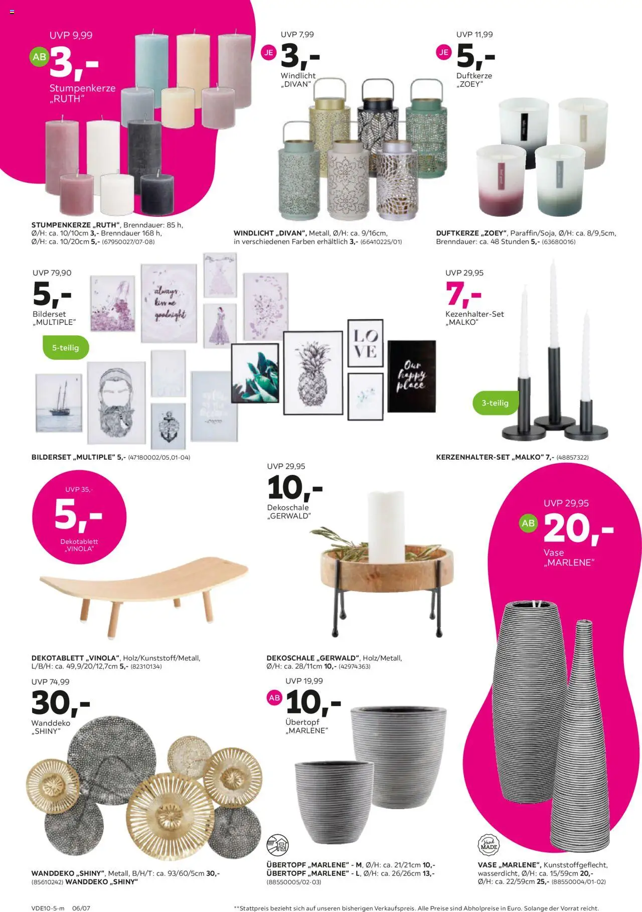 Mömax Super Sonderverkauf bis -70% – gültig ab 06.10.2025 | Seite: 6 | Produkte: Vase