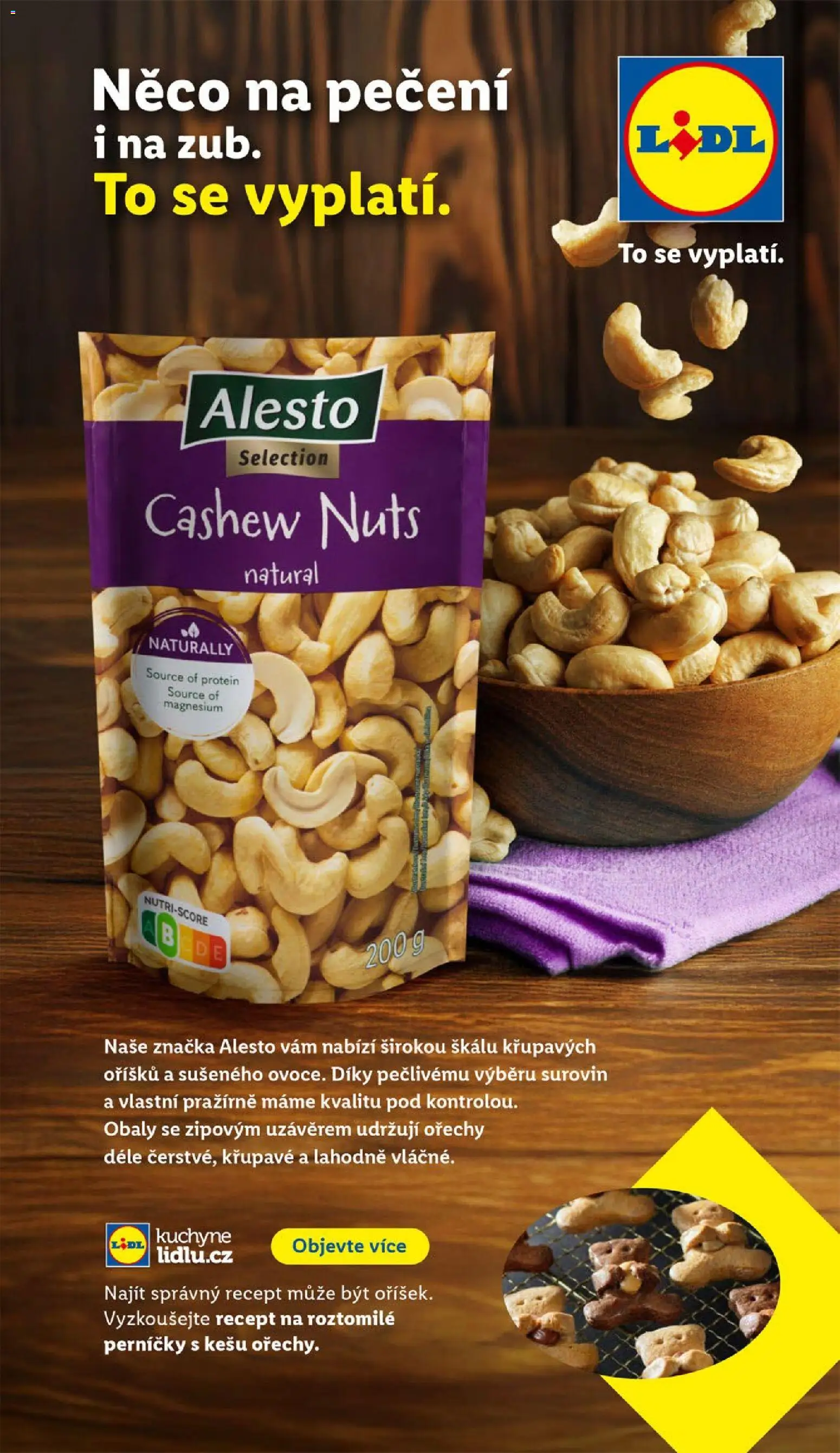 Lidl Black Friday od 27.11.2025 | Strana: 27 | Produkty: Kešu, Perníčky, Protein, Kuchyně