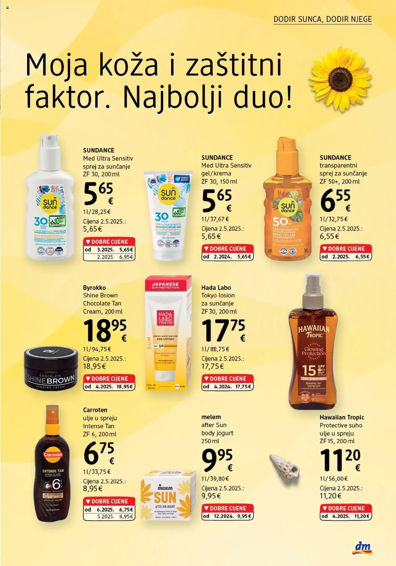 DM katalog | vrijedi od 01.07.2025 | Stranica: 5 | Proizvodi: Med, Jogurt, Ulje, Losion za sunčanje