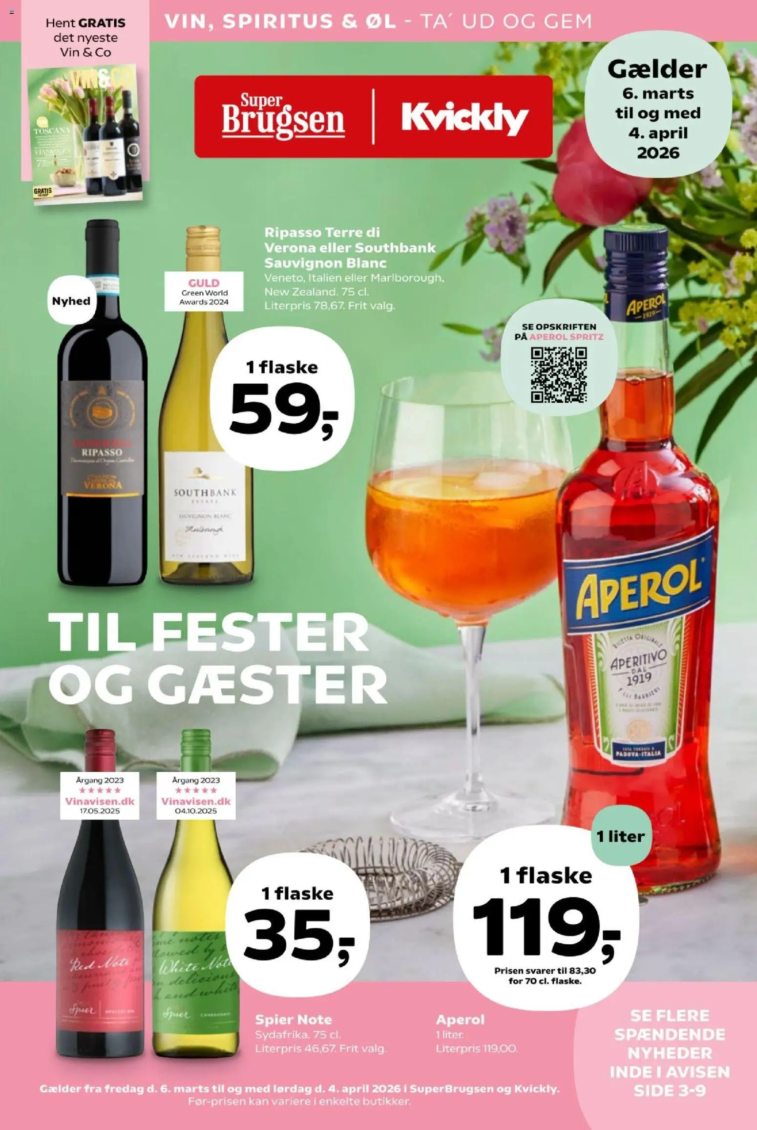 Kvickly tilbudsavis – gyldig fra 06.03.2026 | Side: 48 | Produkter: Vin, Øl