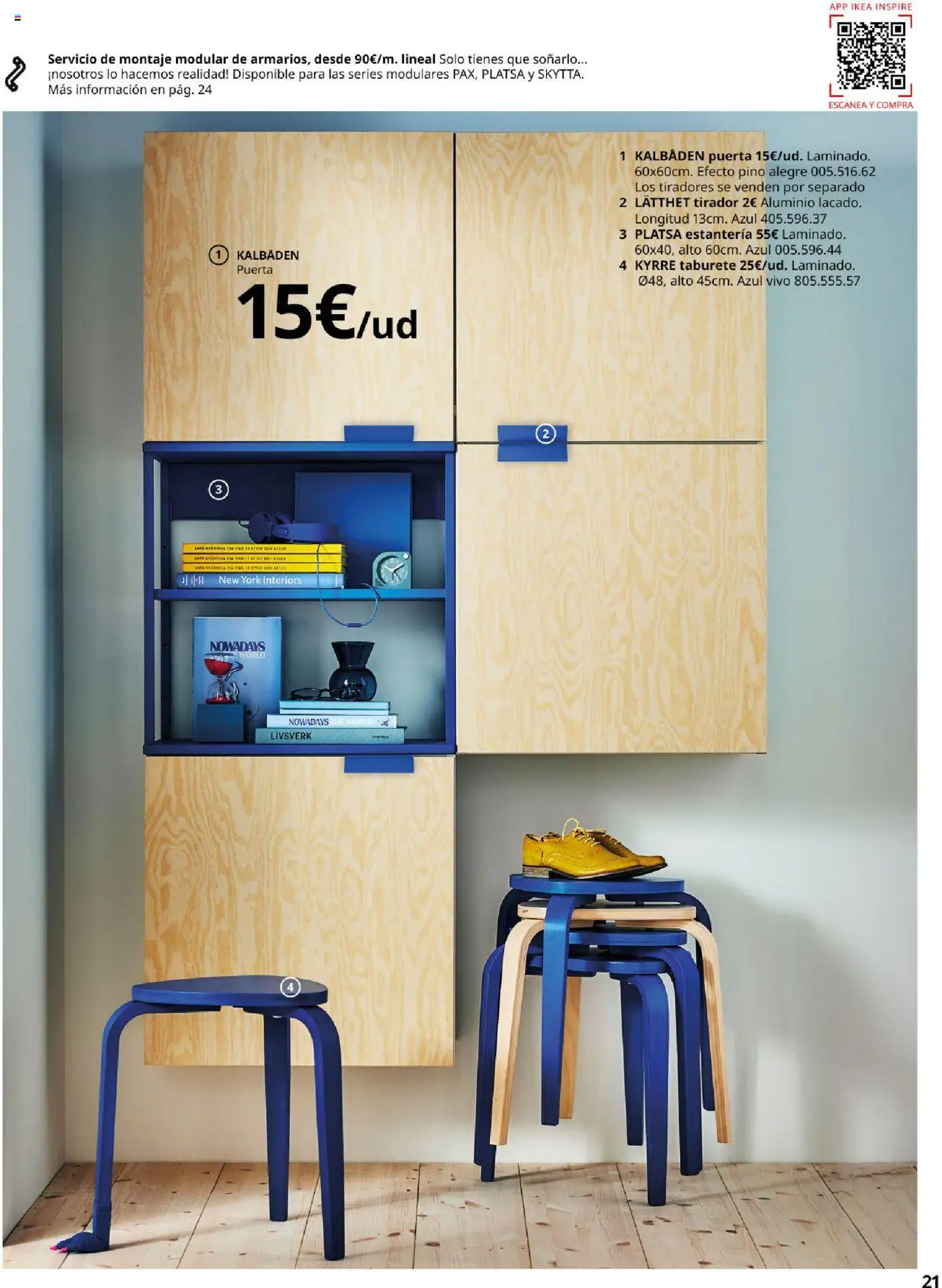 Catálogo IKEA Platsa │ válido desde el 06.02.2025 | Página: 21 | Productos: Taburete