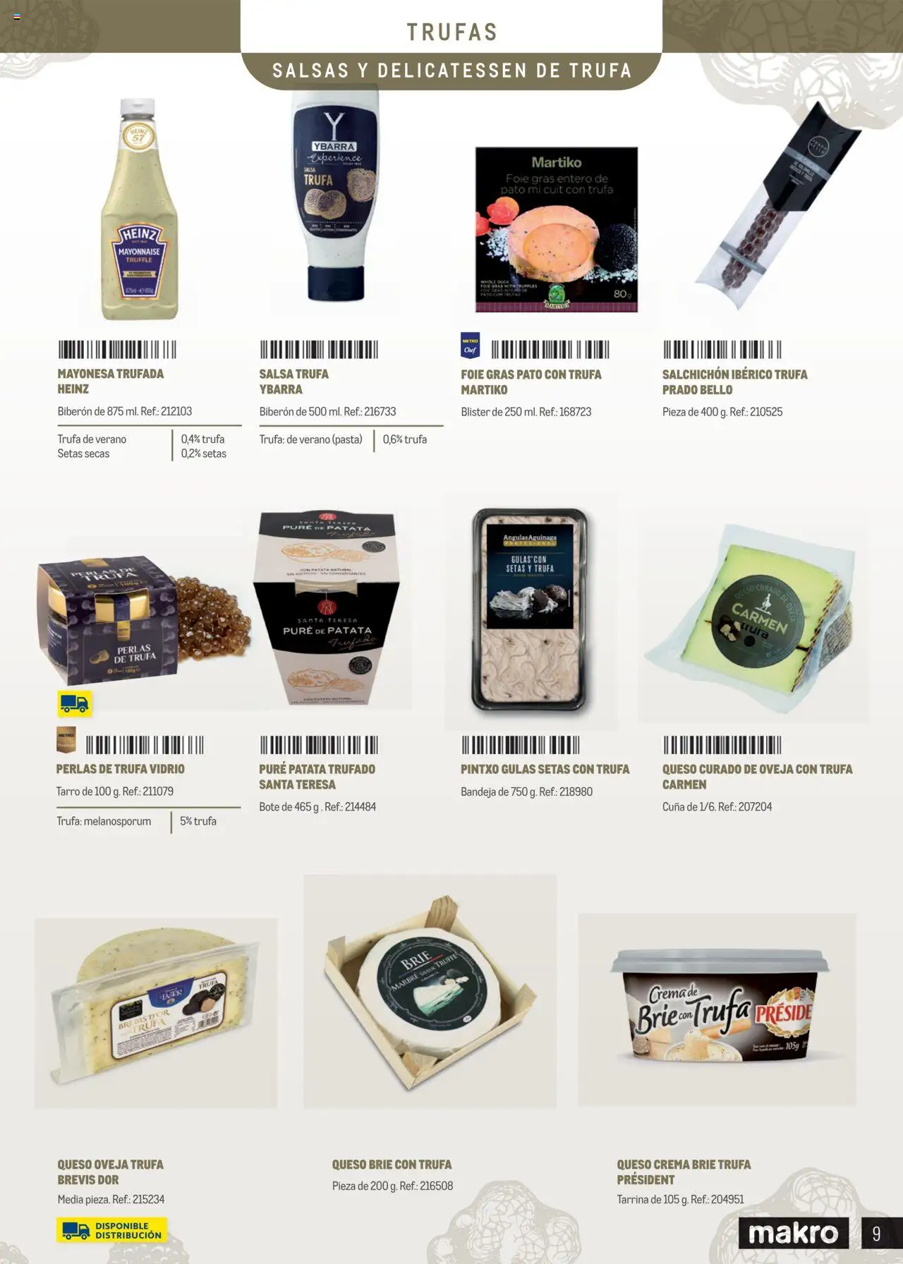 Makro - Canarias │ válido desde el 04.03.2025 | Página: 9 | Productos: Queso, Pasta, Bandeja, Cuna