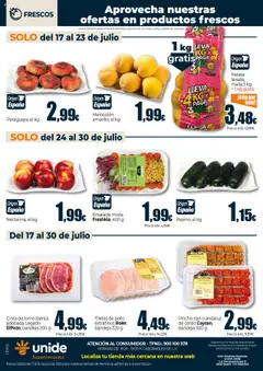Unide folleto │ válido desde el 17.07.2025 | Página: 4 | Productos: Cerdo, Ensalada, Bandeja