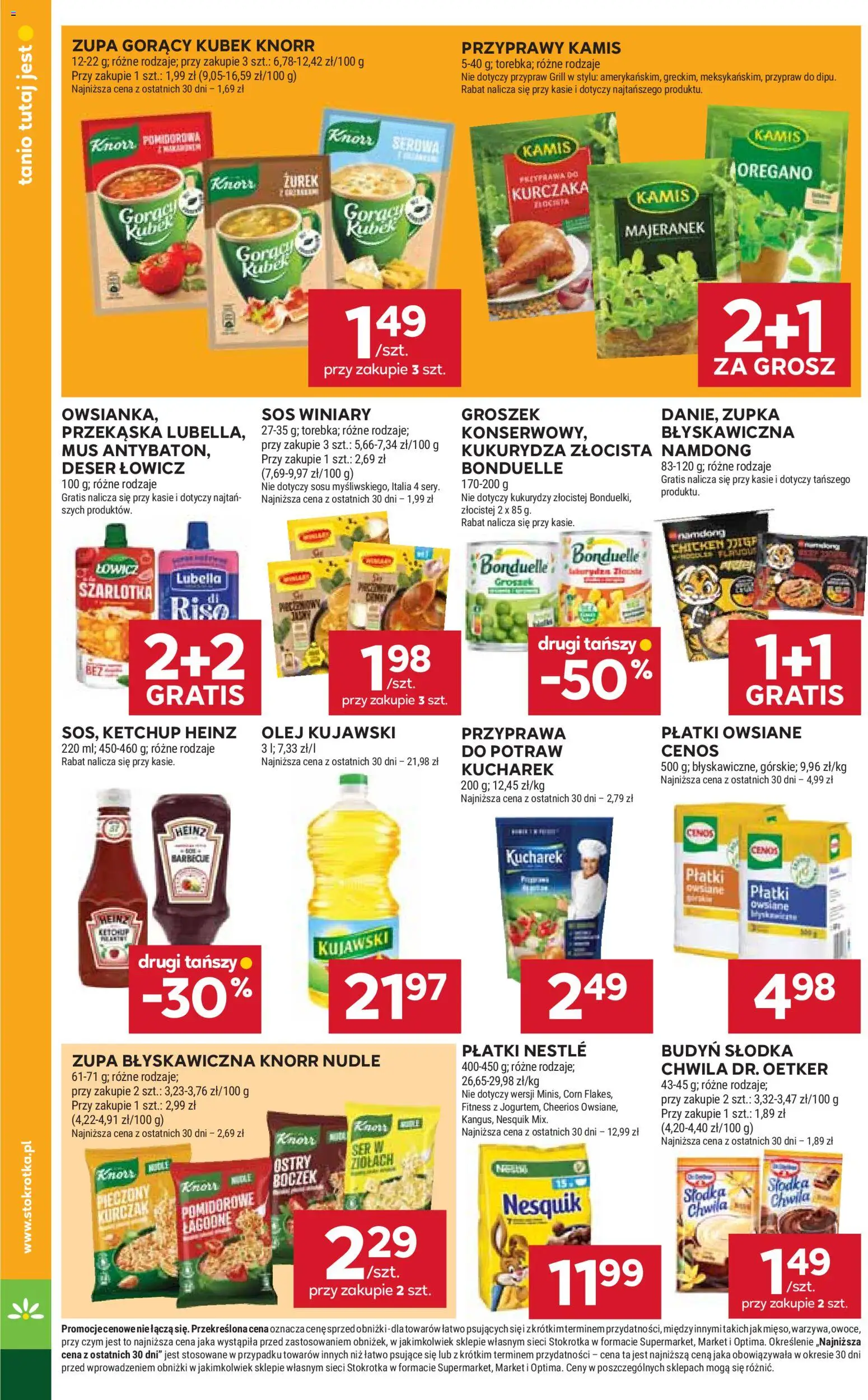 Stokrotka gazetka - Market od 16.04.2026 | Strona: 20 | Produkty: Ketchup, Grill, Olej kujawski, Sos