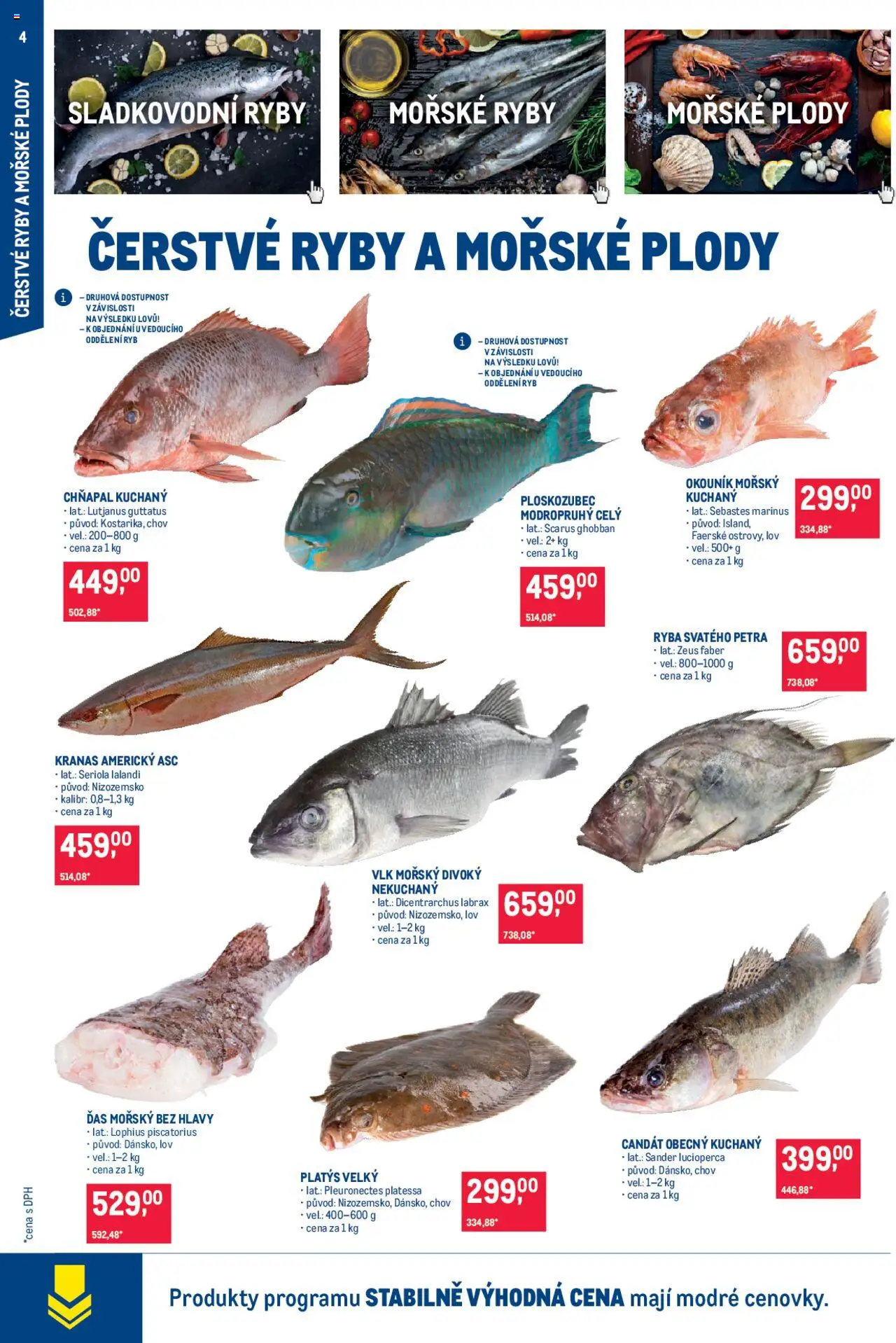 Makro leták - Pro milovníky jídla od 18.06.2025 | Strana: 4 | Produkty: Ryba, Ryby, Candát, Čerstvé ryby
