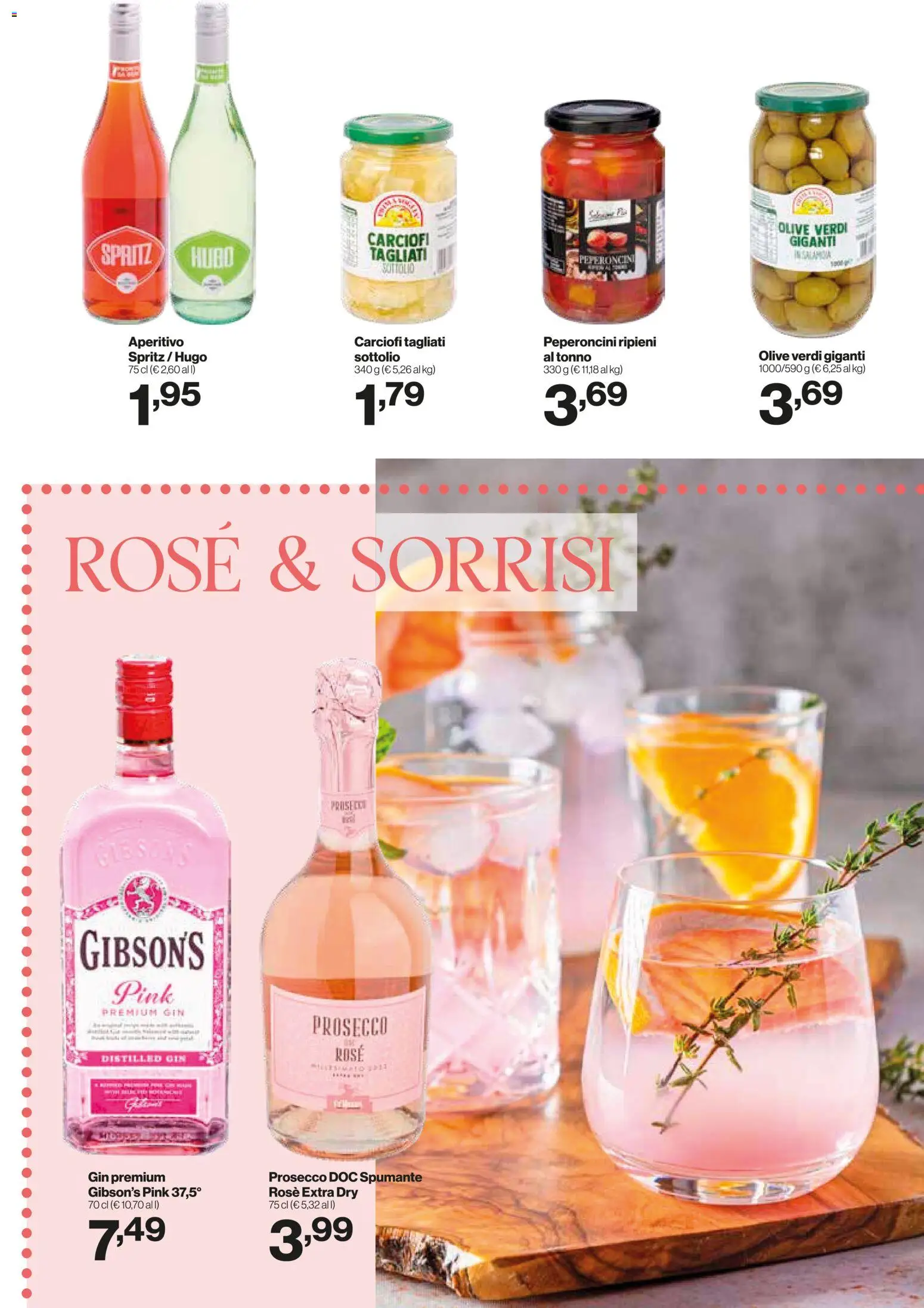 Volantino IN's del 25.02.2026 | Pagina: 3 | Prodotti: Gin, Olive, Tonno, Aperitivo