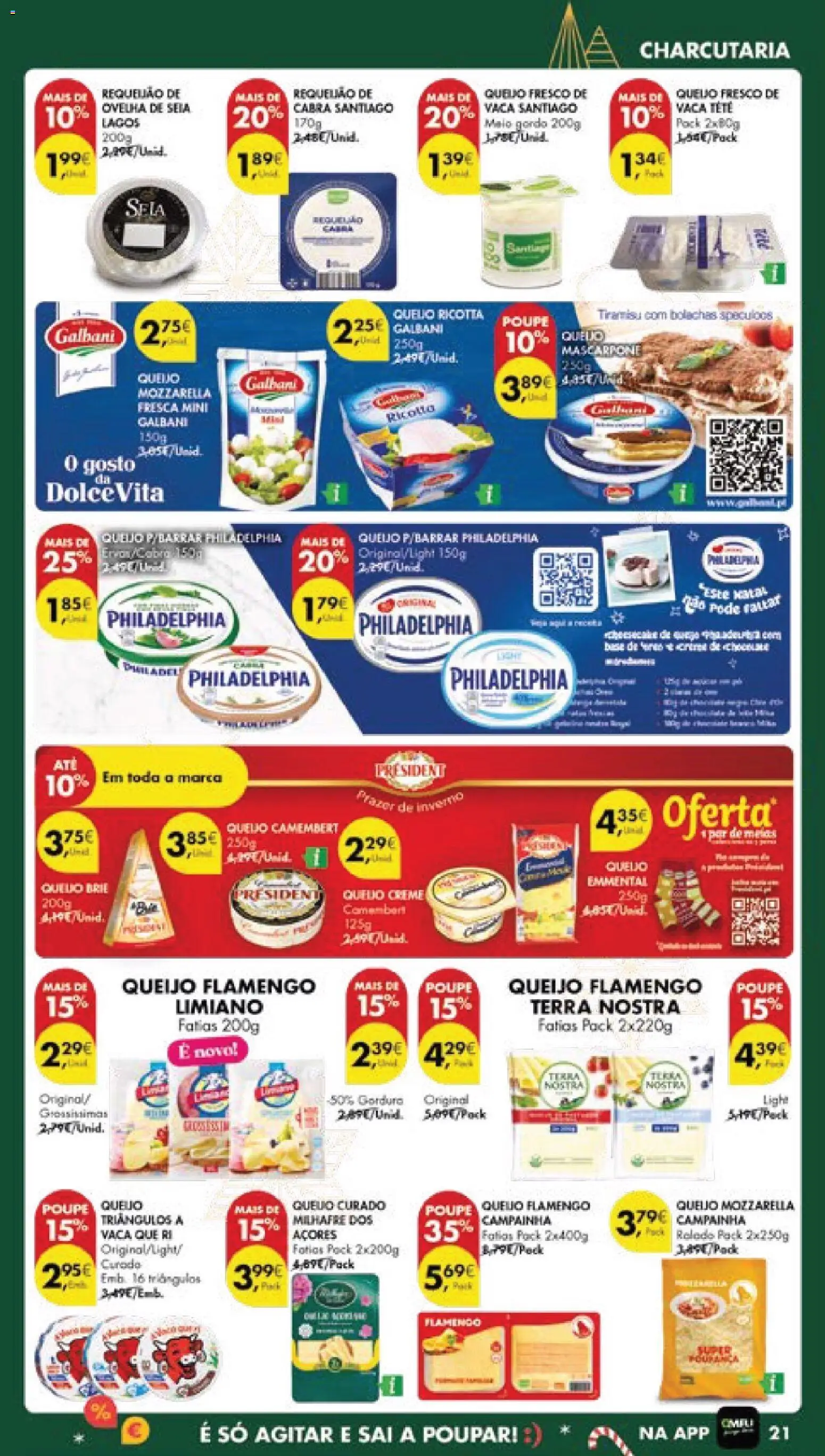 Pingo Doce folheto │ válido de 16.12.2025 | Página: 23 | Produtos: Queijo creme, Campainha, Base, Queijo
