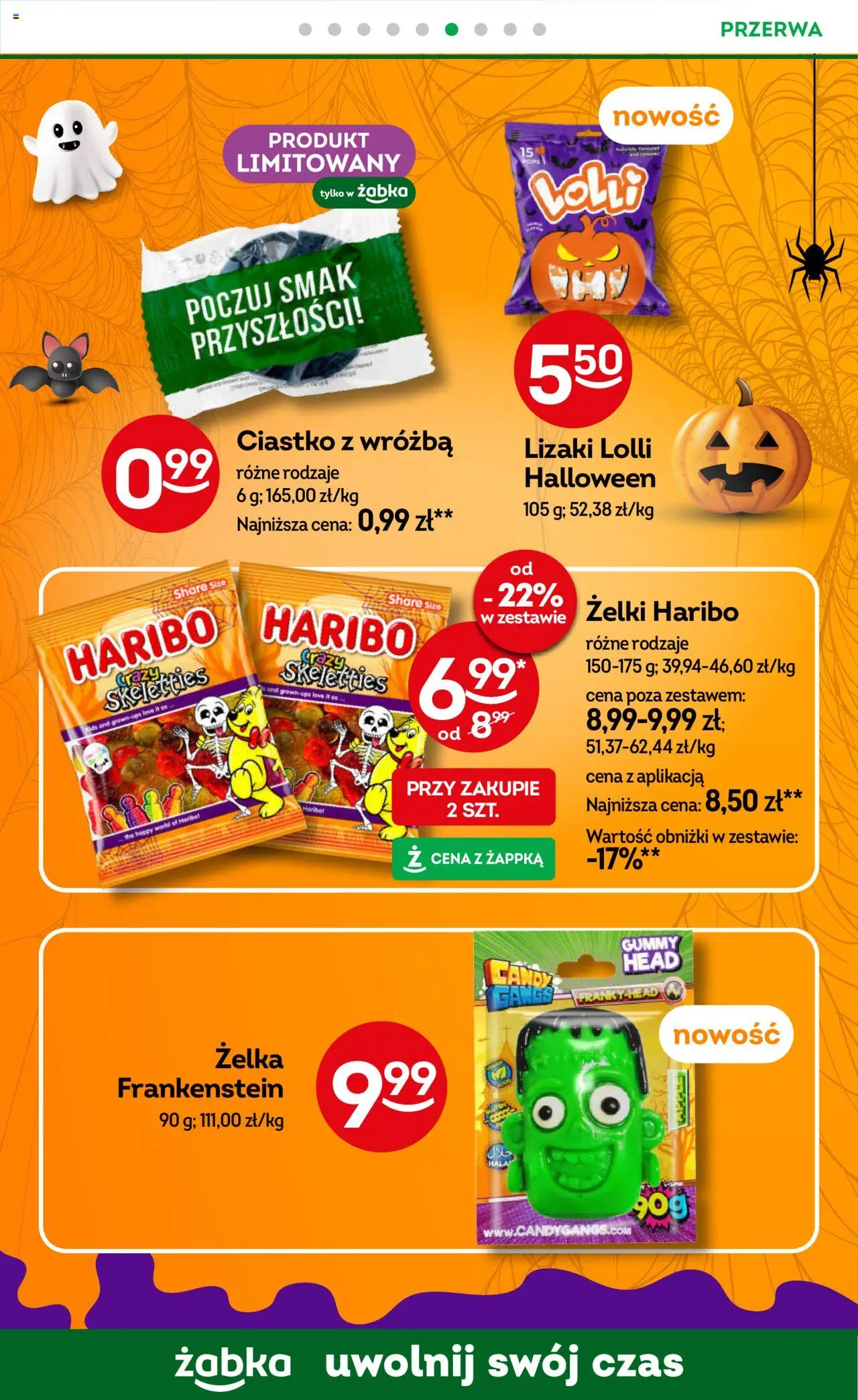 Żabka Gazetka od 24.09.2025 | Strona: 57 | Produkty: Baton, Orzechy