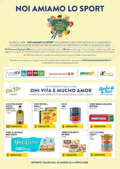 Anteprima del volantino Eté volantino Noi Amiamo Lo Sport valido a partire dal 23.03.2026