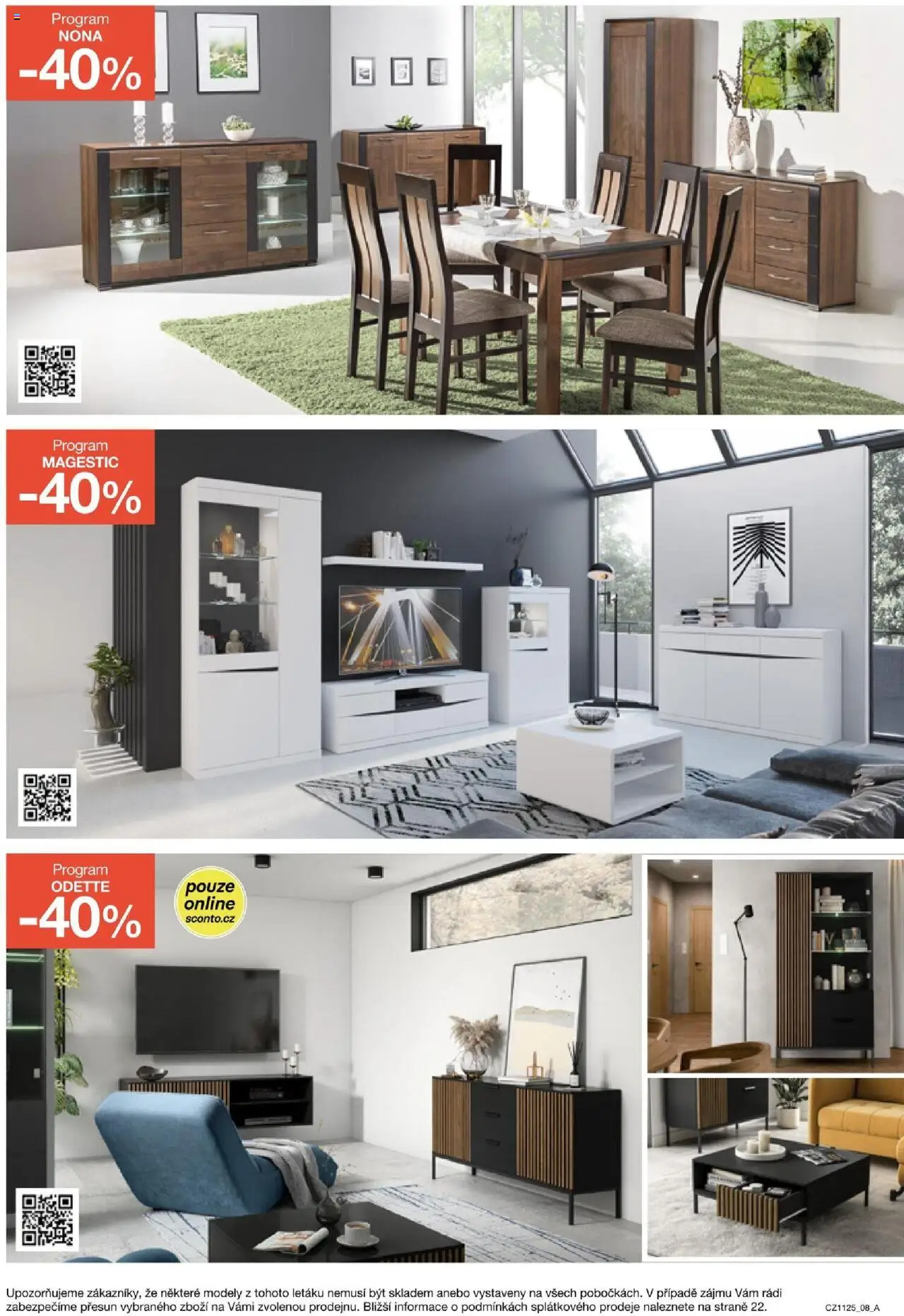 Sconto nábytek leták od 27.08.2025 | Strana: 8 | Produkty: Modely