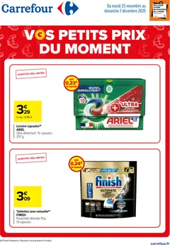 Carrefour - Prévisualisation de Carrefour Vos petits prix du moment valide à partir de 25.11.2025