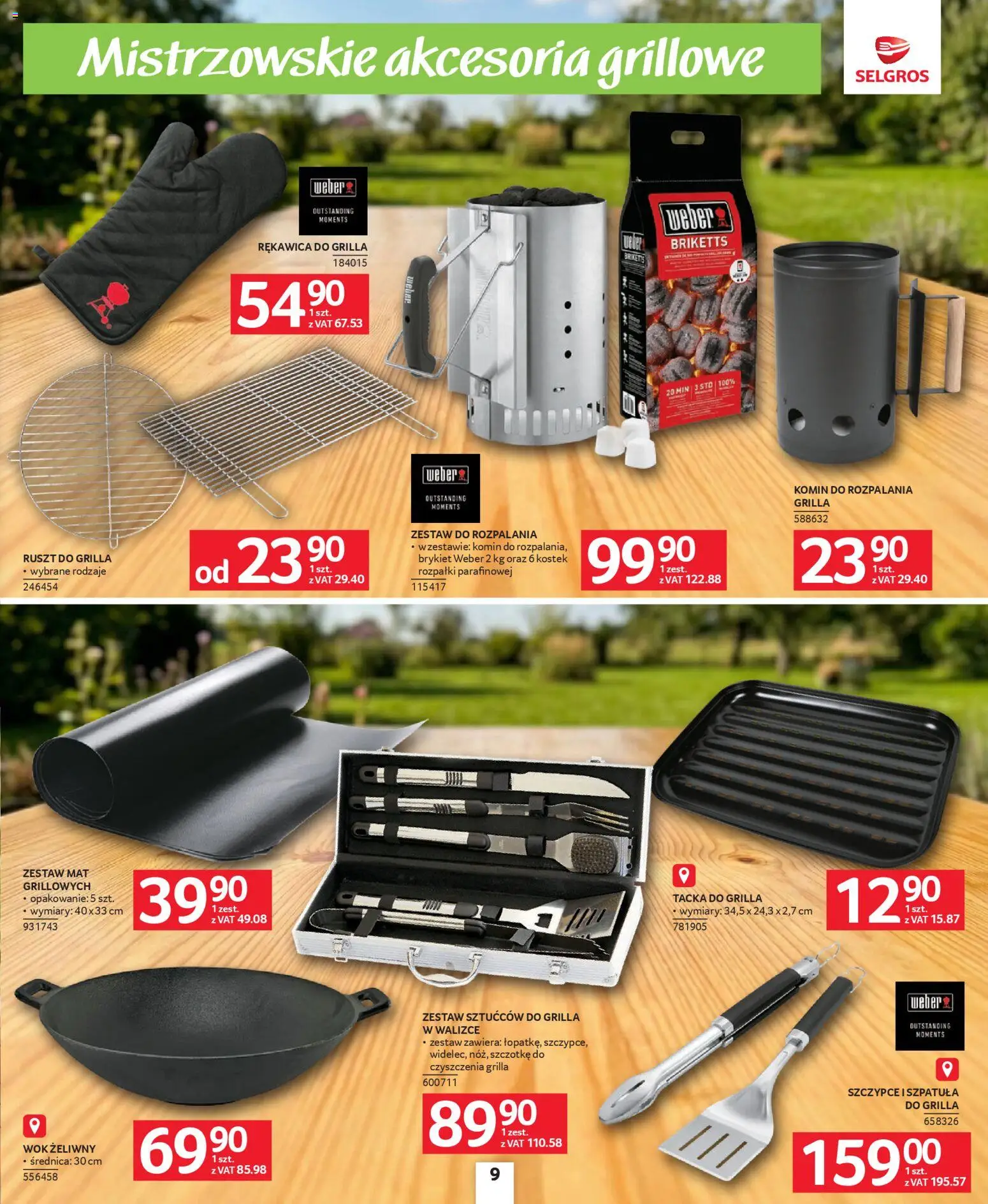 Selgros cash&carry gazetka - Majówka czas start od 23.04.2026 | Strona: 9 | Produkty: Ruszt