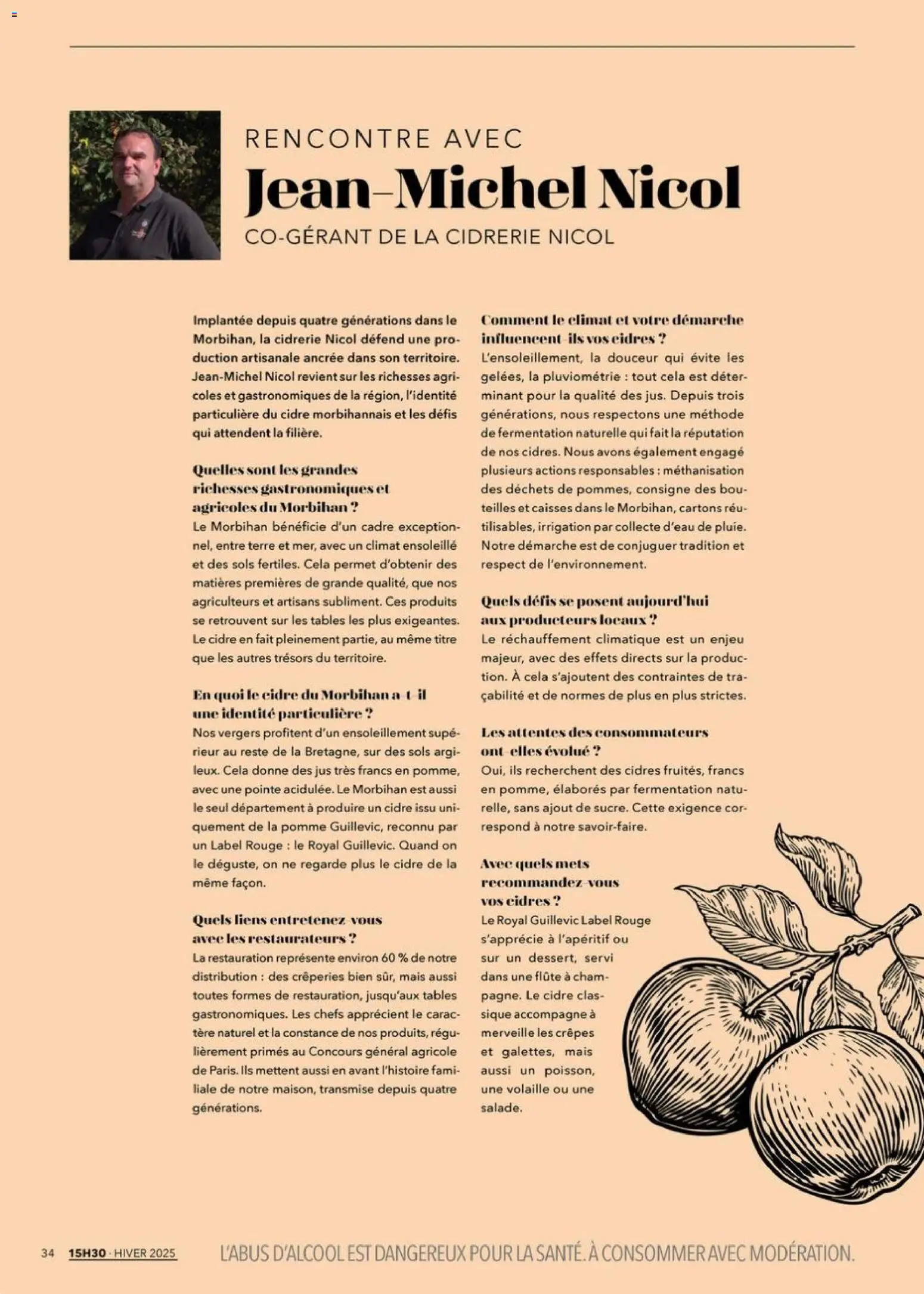 {H1} | Page: 34 | Produits: Pomme, Mais, Cidre, Cadre