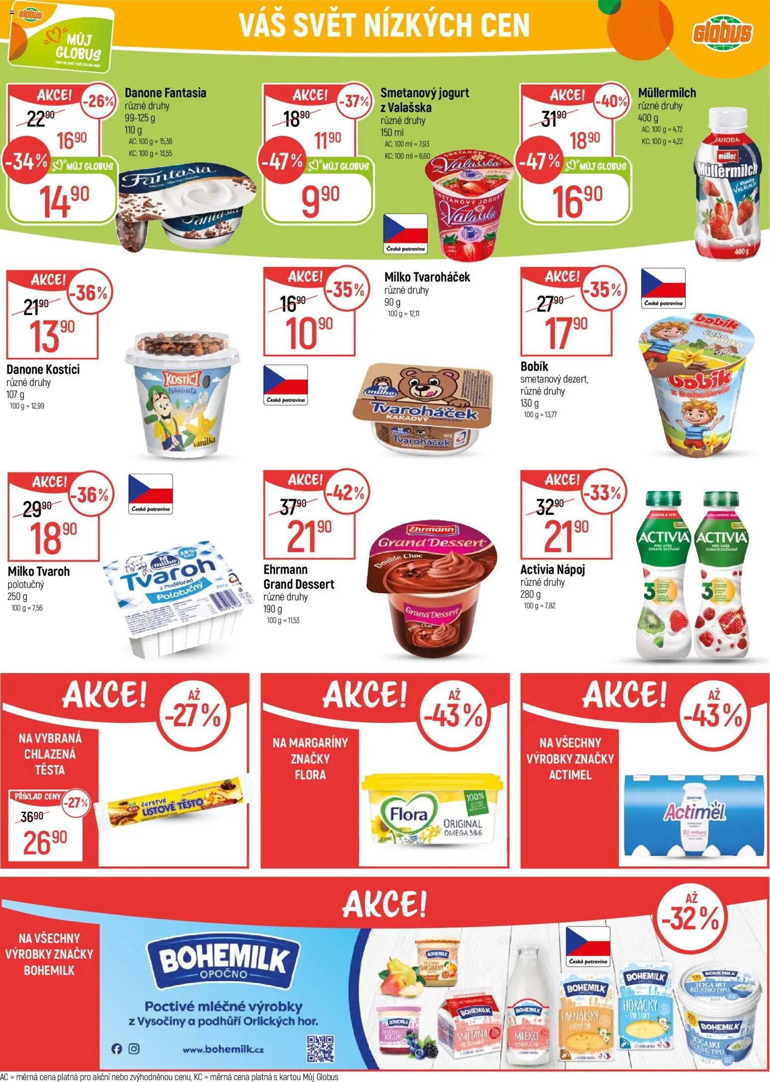Globus leták - Liberec od 05.11.2025 | Strana: 18 | Produkty: Mléko, Jogurt, Listové těsto, Omega
