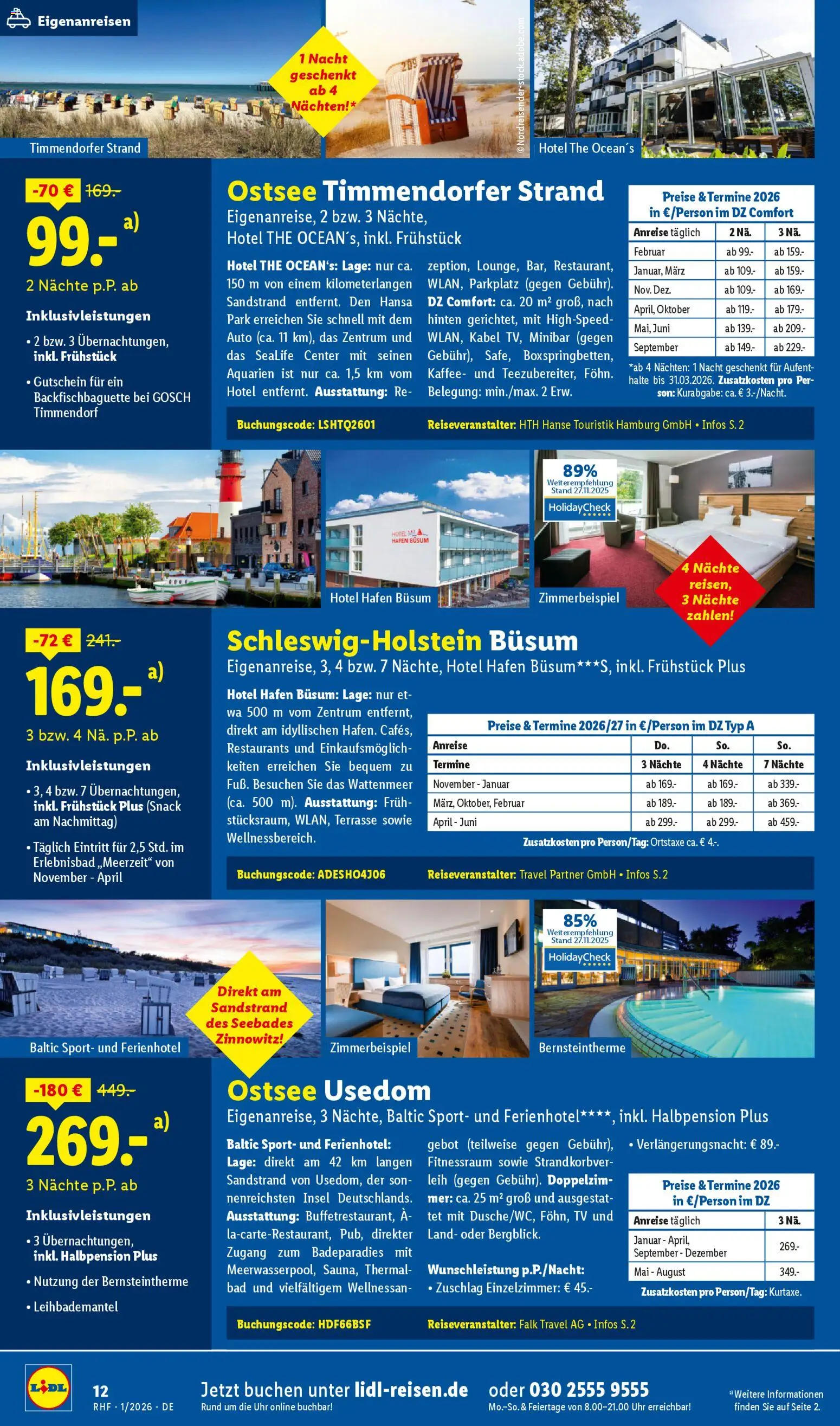 Lidl Reisen Prospekt 	 – gültig ab 29.12.2025 | Seite: 12 | Produkte: Kabel, Kaffee, Bad, Uhr