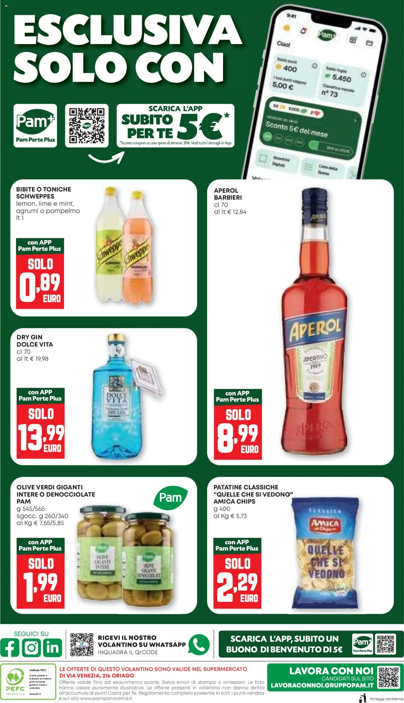 Volantino PAM del 12.02.2026 | Pagina: 20 | Prodotti: Tè, Patatine, Olive, Agrumi