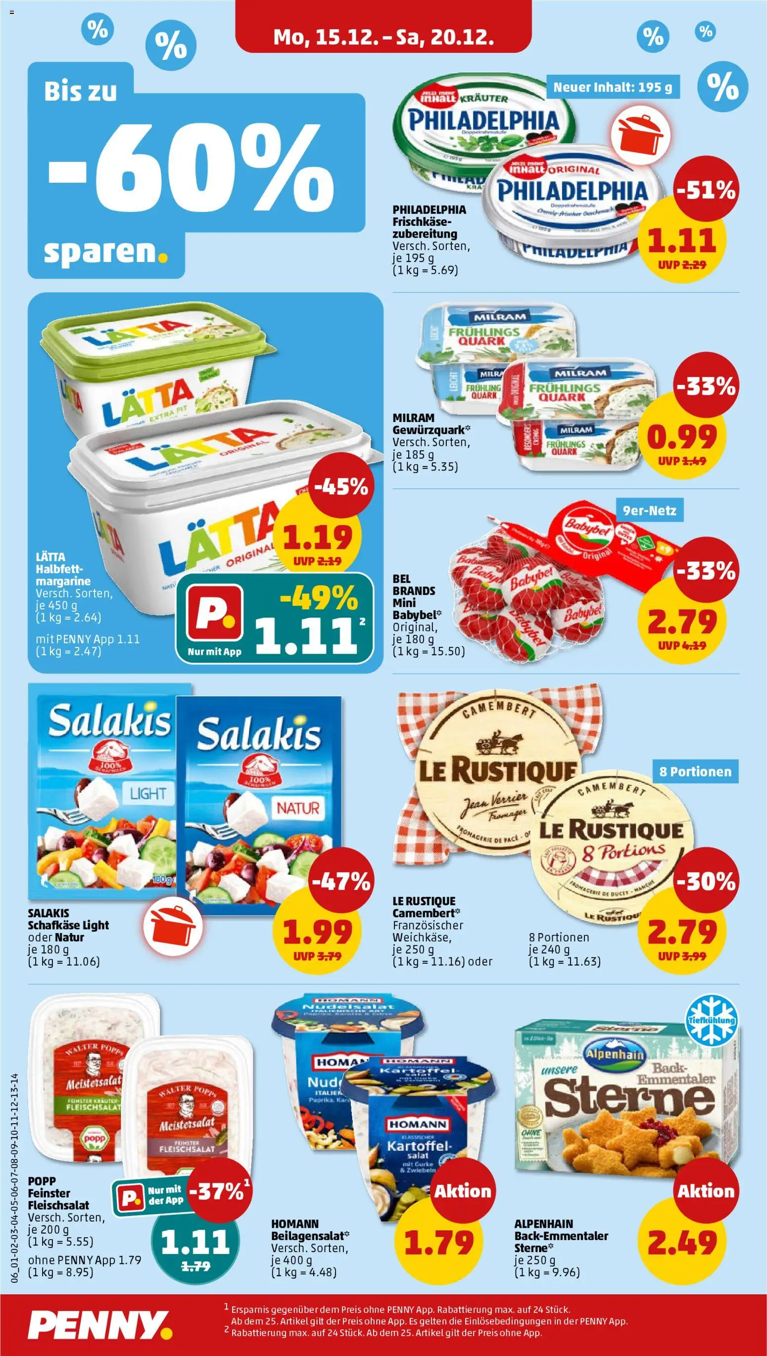 Penny Prospekt 	 – gültig ab 15.12.2025 | Seite: 10 | Produkte: Quark, Zwiebeln, Lätta, Frischkase