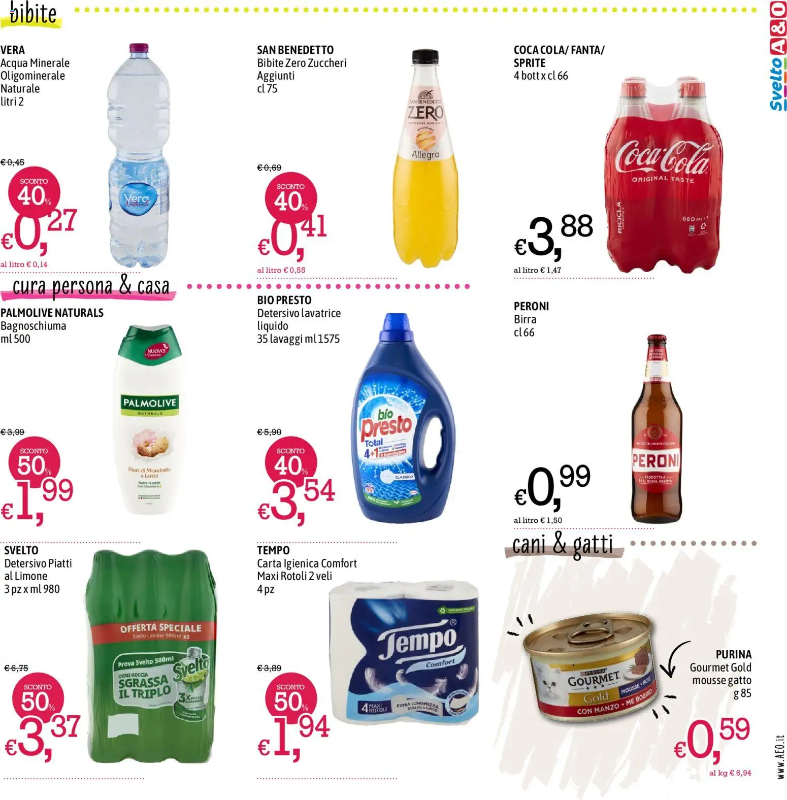 Volantino A&O del 05.03.2026 | Pagina: 7 | Prodotti: Acqua, Latte, Bibite, Acqua minerale