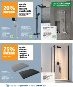 GAMMA - Folder - Voorbeeld van een folder van GAMMA, geldig van 08.10.2025 | Pagina: 30 | Producten: Doucheset, Douche