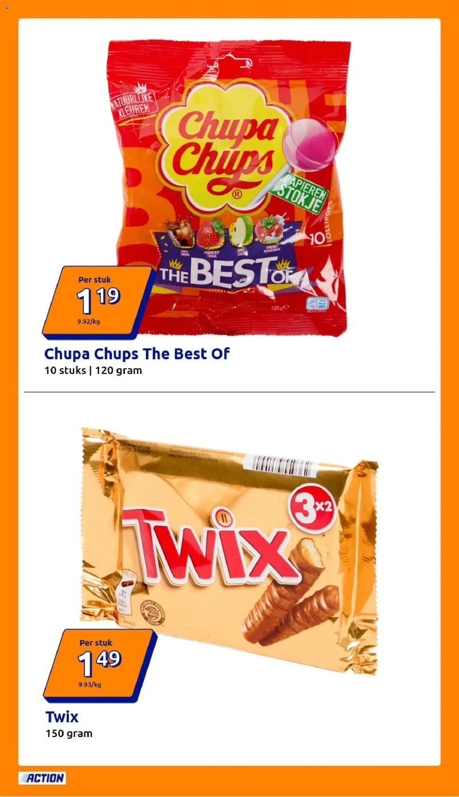 {H1} | Pagina: 16 | Producten: Twix