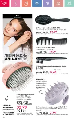 Oriflame catalog 12 2025 – valabil de la 20.08.2025 | Pagină: 122 | Produse: Pieptene, Mâner, Perie
