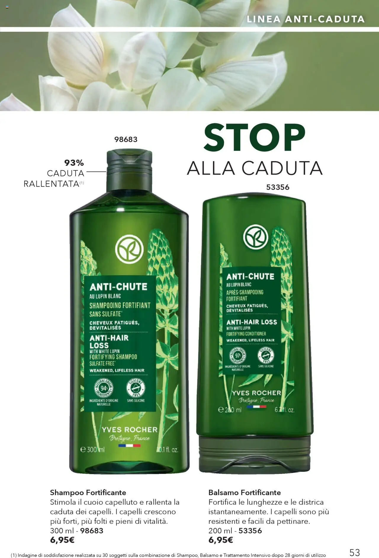 Volantino Yves Rocher del 23.09.2025 | Pagina: 53 | Prodotti: Shampoo, Balsamo