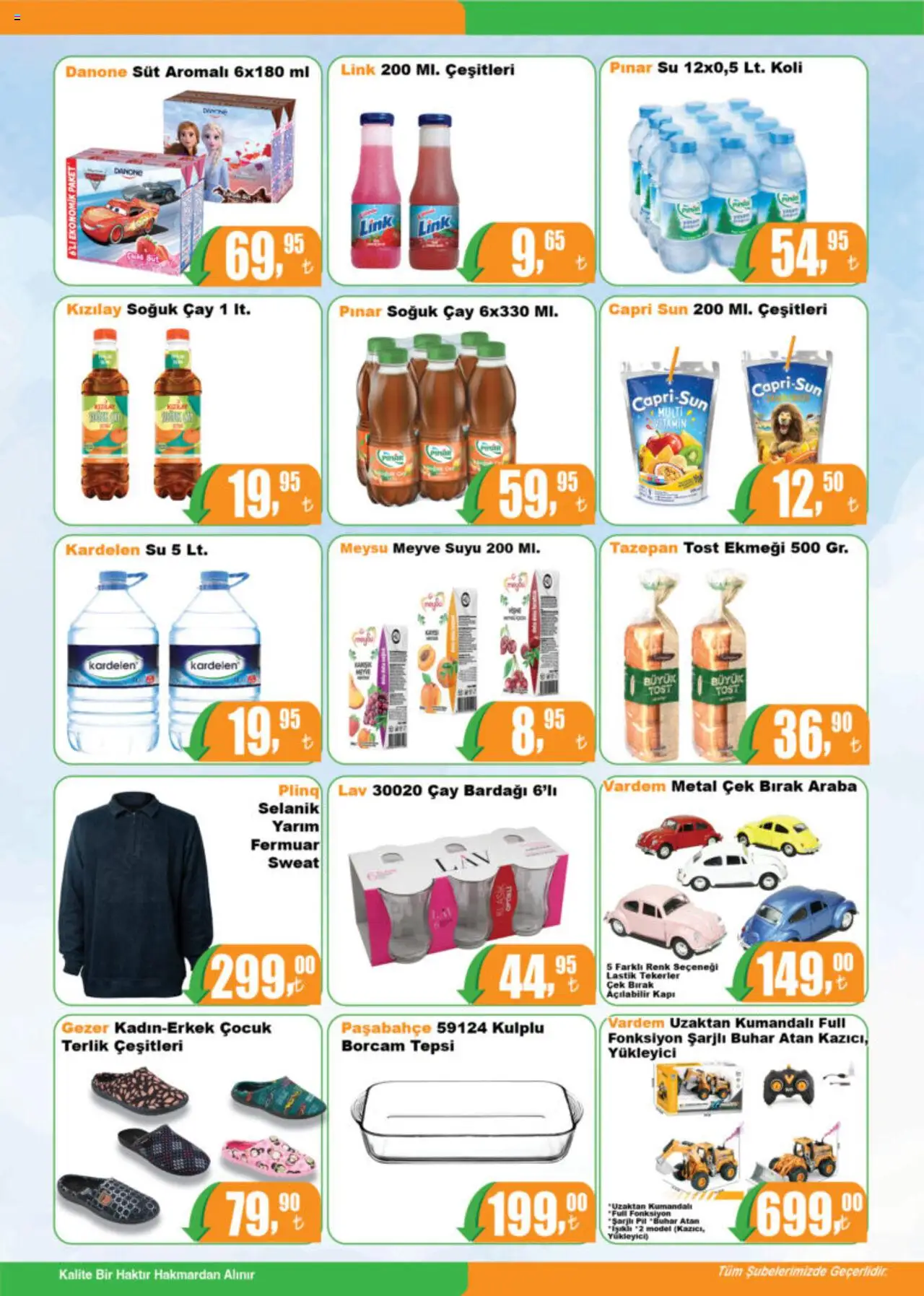 Hakmar Katalog - 04.10.2025 tarihinden itibaren geçerlidir | Sayfa: 4 | Ürünler: Süt, Meyve suyu, Su, Meyve