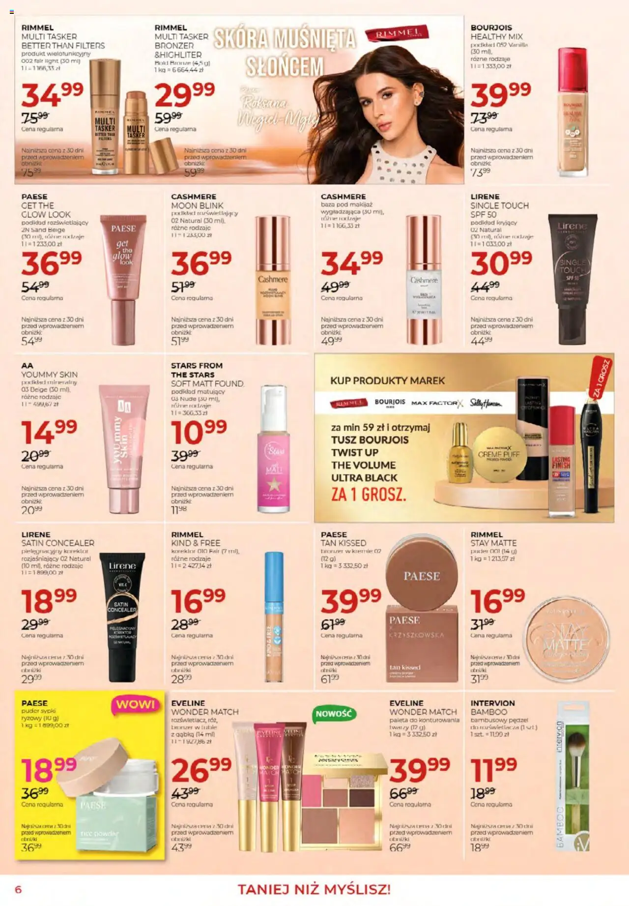 Jawa Gazetka od 04.06.2025 | Strona: 6 | Produkty: Pędzel, Makijaż, Puder, Baza pod makijaż