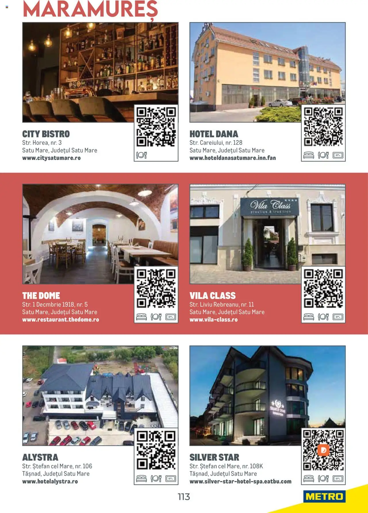 Metro catalog - Ghid de călătorie România – valabil de la 01.08.2025 | Pagină: 113
