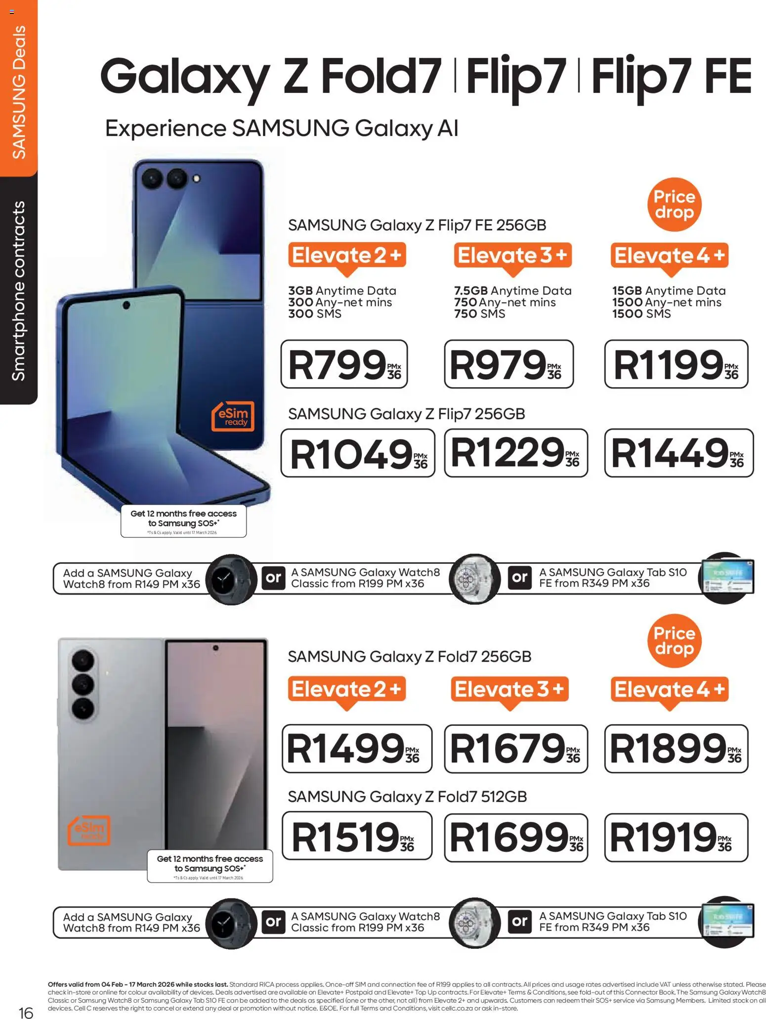 New Cell C catalogue – valid from 04.02.2026 | Page: 18