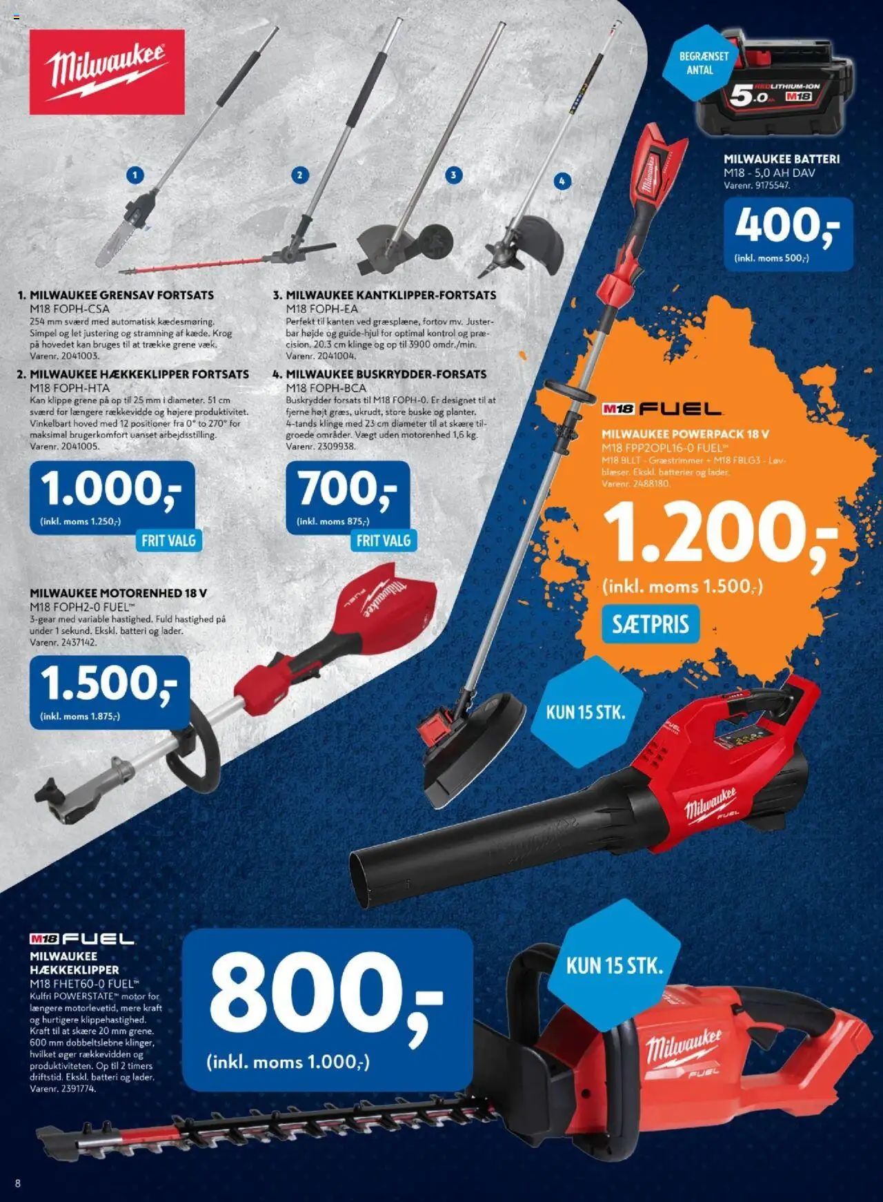 Davidsen tilbudsavis – gyldig fra 10.10.2025 | Side: 8 | Produkter: Batterier, Batteri