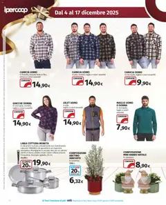 Anteprima del volantino Volantino Ipercoop	 valido a partire dal 04.12.2025 | Pagina: 30 | Prodotti: Camicia, Gilet, Data, Alluminio
