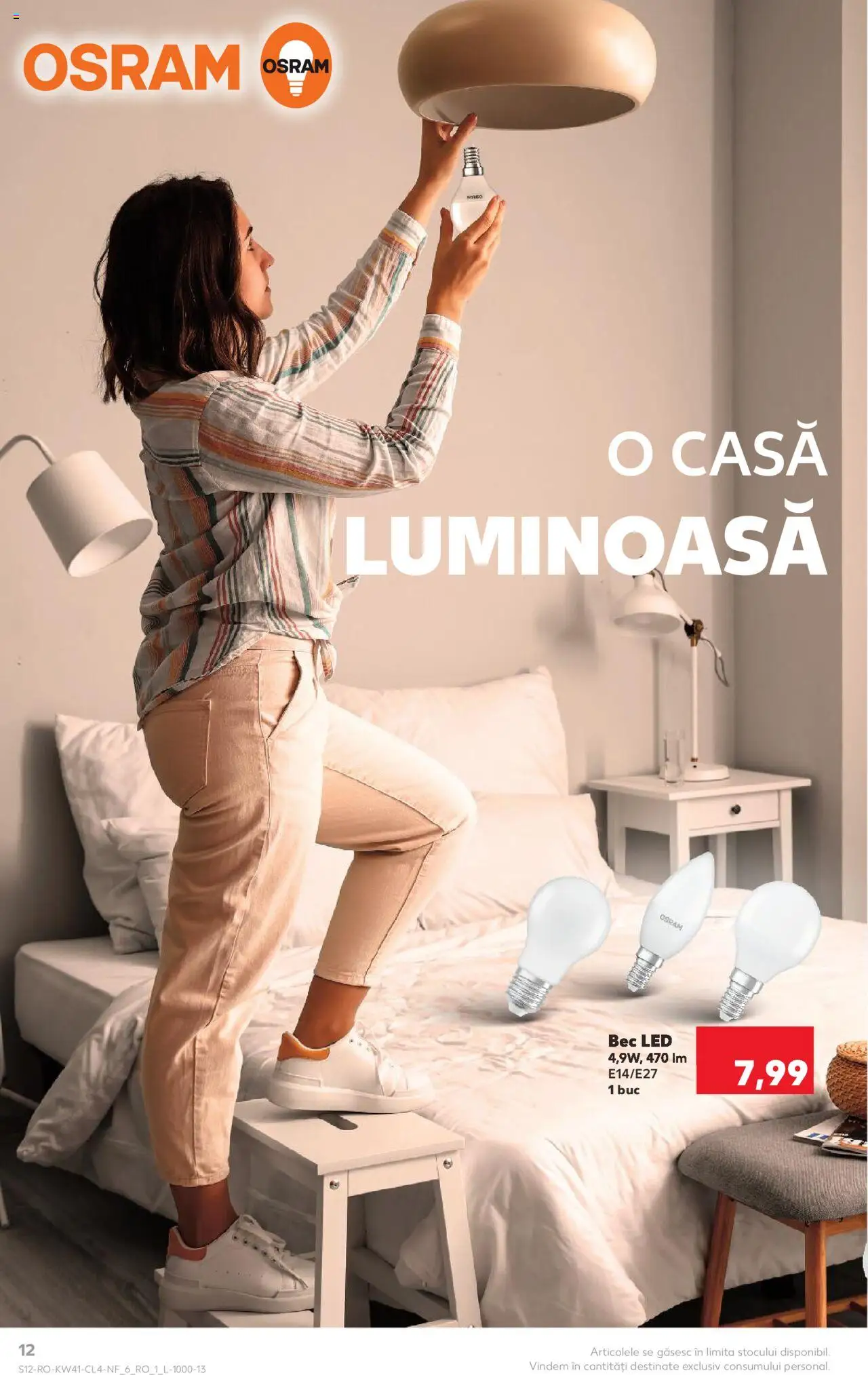 Noul catalog Kaufland – valabil de la 08.10.2025 | Pagină: 12 | Produse: Bec, Babak