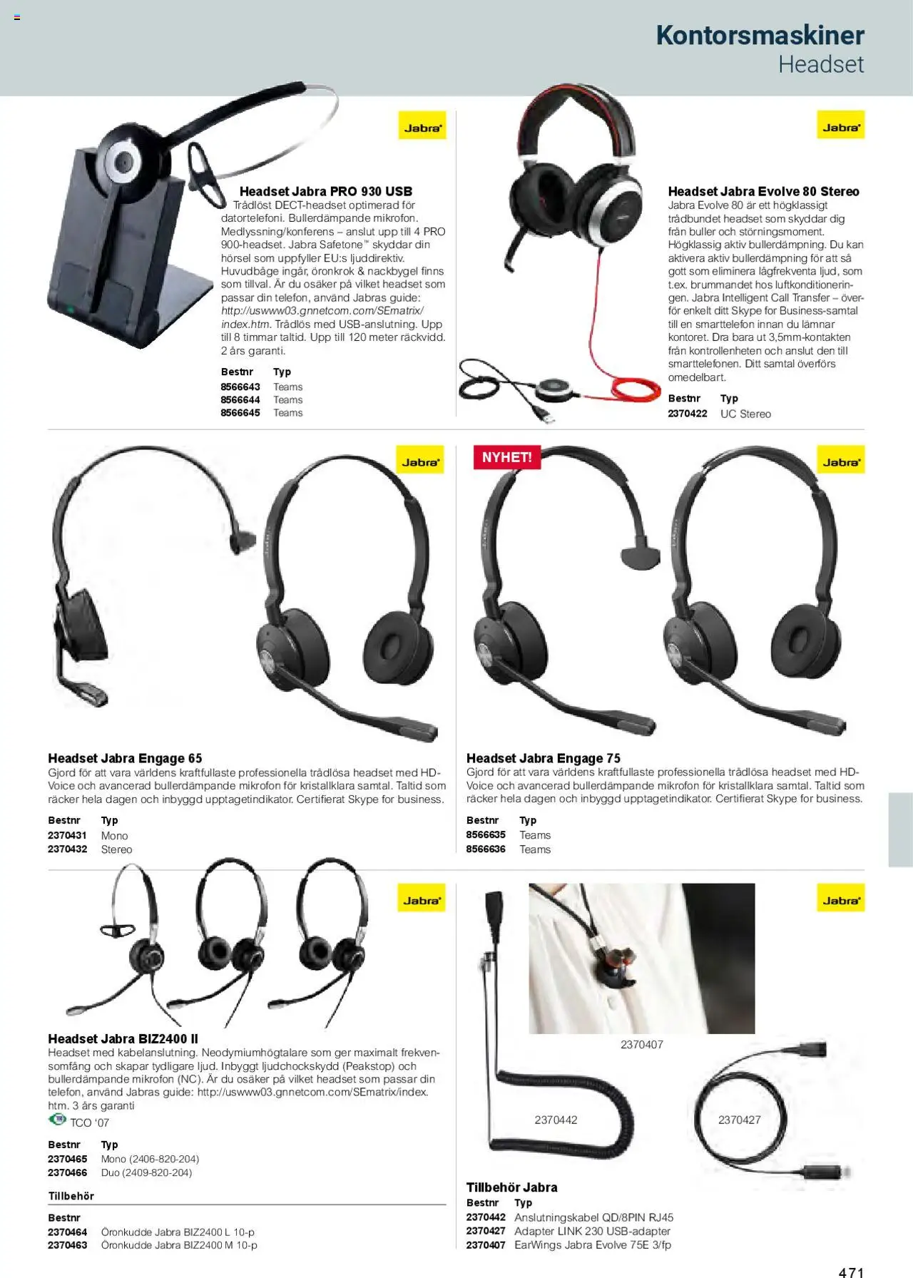 Office Depot reklamblad aktuell från 01.02.2025 | Sida: 473 | Produkter: Mikrofon, Adapter, USB, Headset