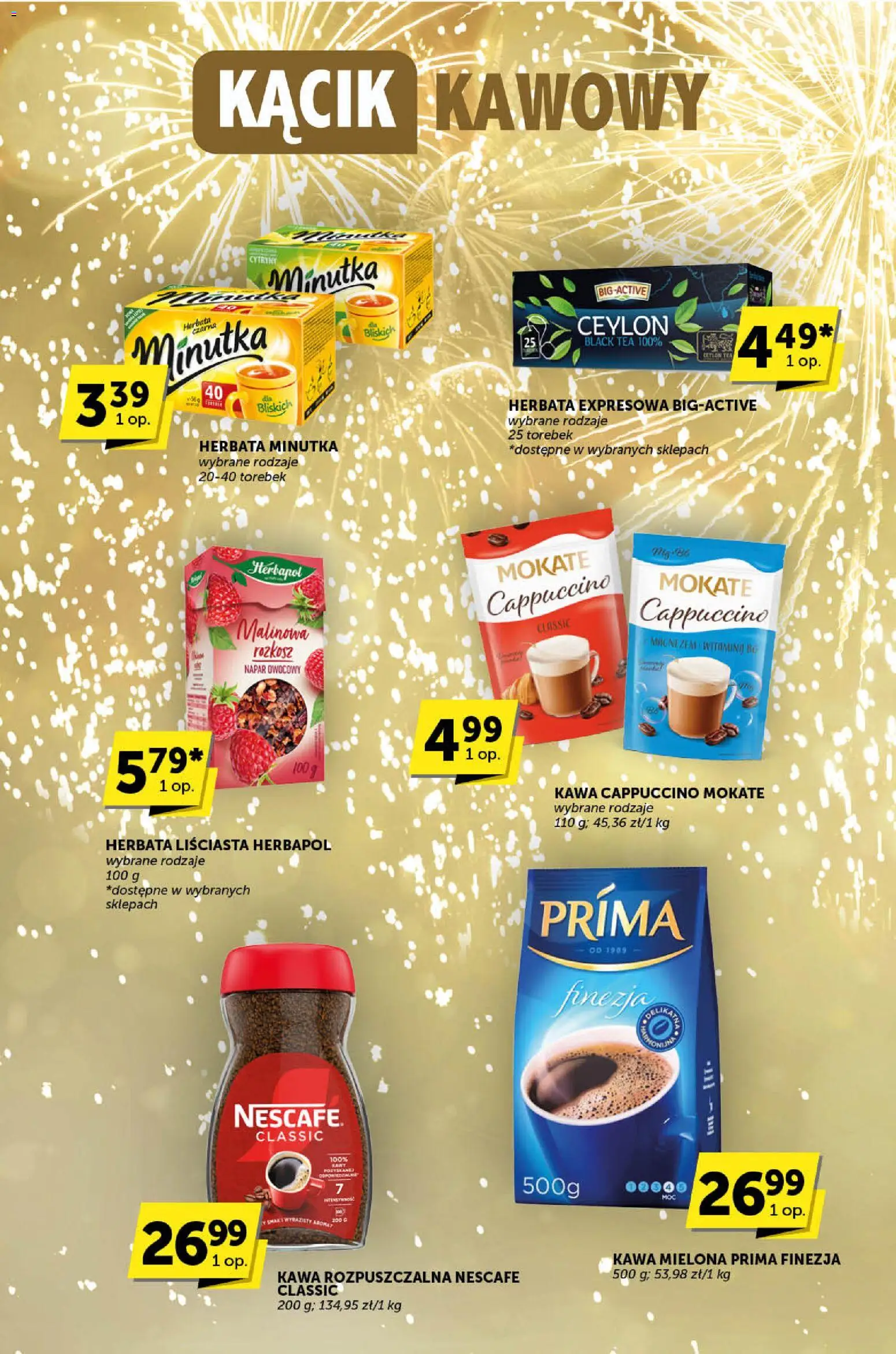 Euro Sklep Gazetka - Katalog od 27.12.2025 | Strona: 18 | Produkty: Kawa mielona Prima, Kawa rozpuszczalna, Cappuccino, Kawa