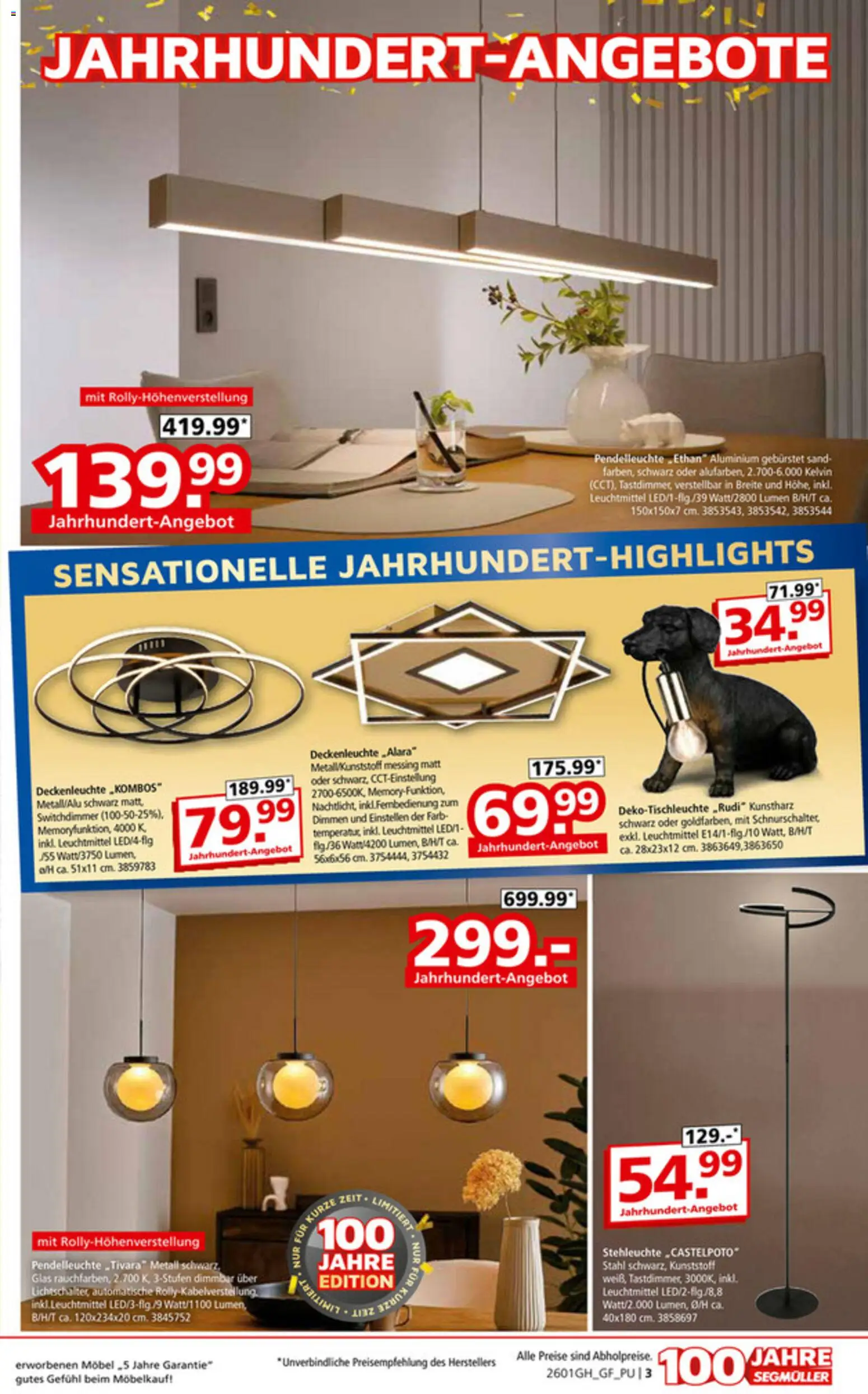 Segmüller 100 Jahre Jubiläums Finale – gültig ab 24.12.2025 | Seite: 3