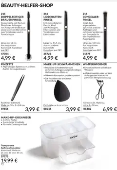 AVON Katalog August 2025 - gültig ab dem 01.08.2025 | Seite: 74 | Produkte: Bad, Puder, Lidschatten, Wimpernformer