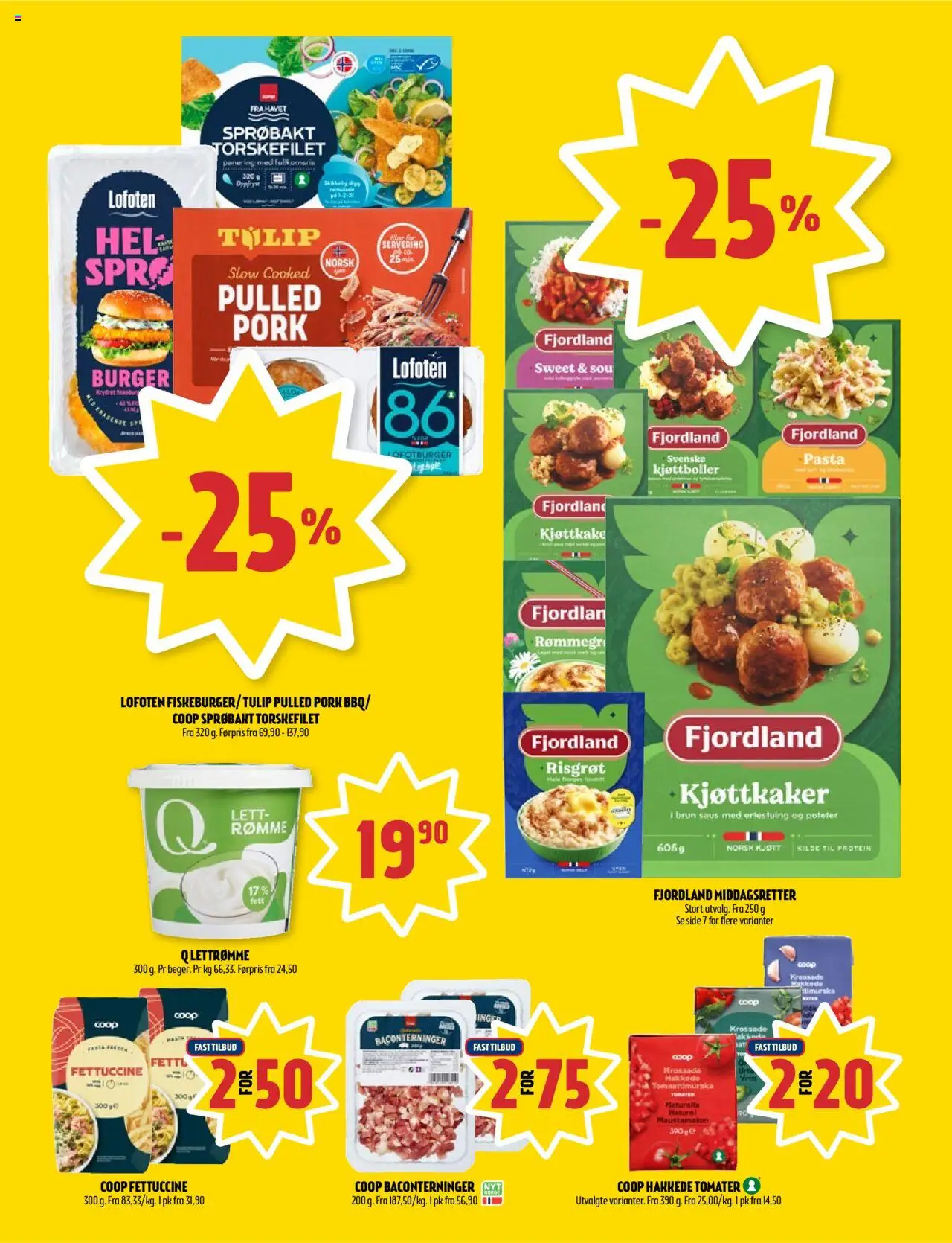  | Side: 2 | Produkter: Tomater, Pasta, Necessär, Kolasås