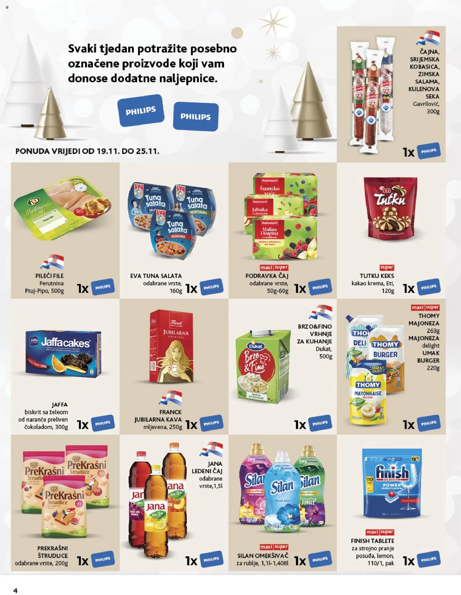 Konzum HR akciós ujság - amely érvényes a következő dátumtól: 19.11.2025 | Oldal: 4 | Termékek: Saláta