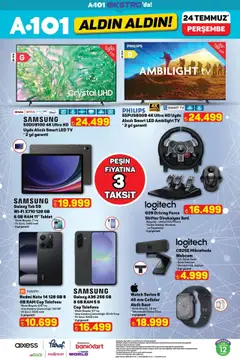 A101 Katalog Aldın Aldın - 24.07.2025 tarihinden itibaren geçerlidir | Sayfa: 20 | Ürünler: Tablet, Uydu, Playstation, Mikrofon