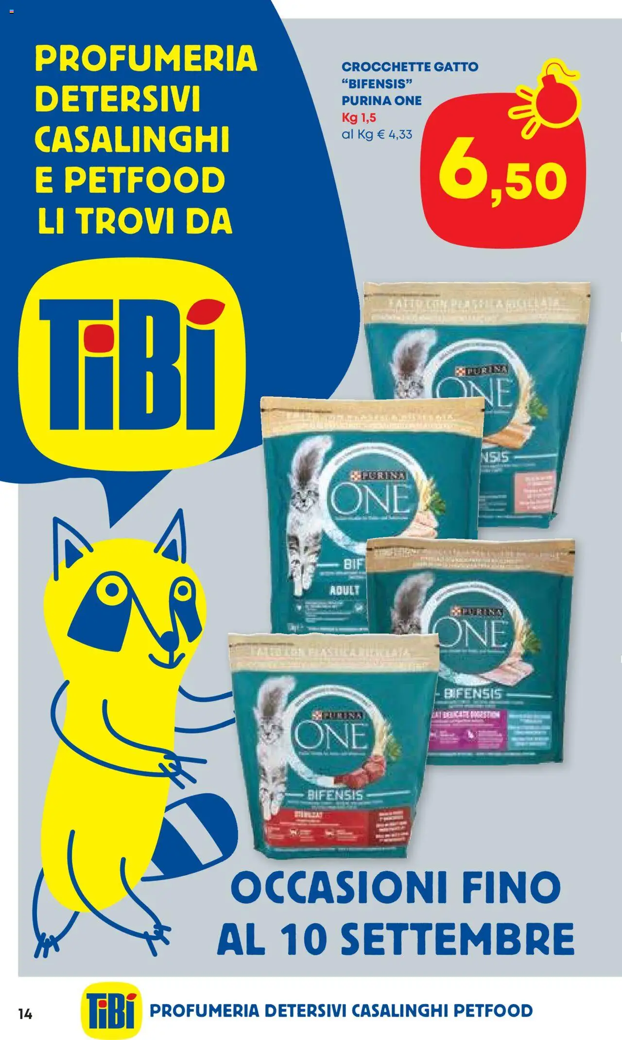 Volantino Panorama del 28.08.2025 | Pagina: 14 | Prodotti: Crocchette, Crocchette gatto