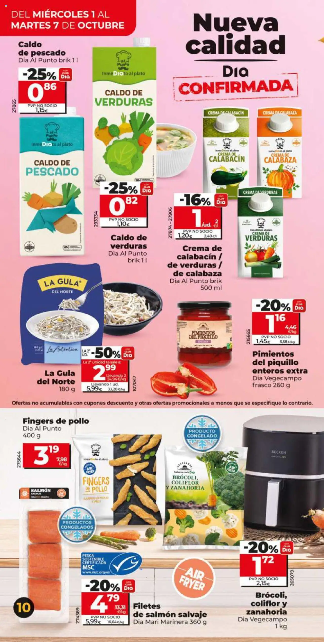 Dia - folleto Market │ válido desde el 01.10.2025 | Página: 10 | Productos: Calabacín, Πράσινο τσάι, Pescado, Zanahoria
