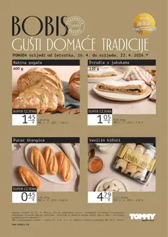 Tommy Bobis Super ponuda - Pregled kataloga iz trgovine Tommy, vrijedi od 16.04.2026
