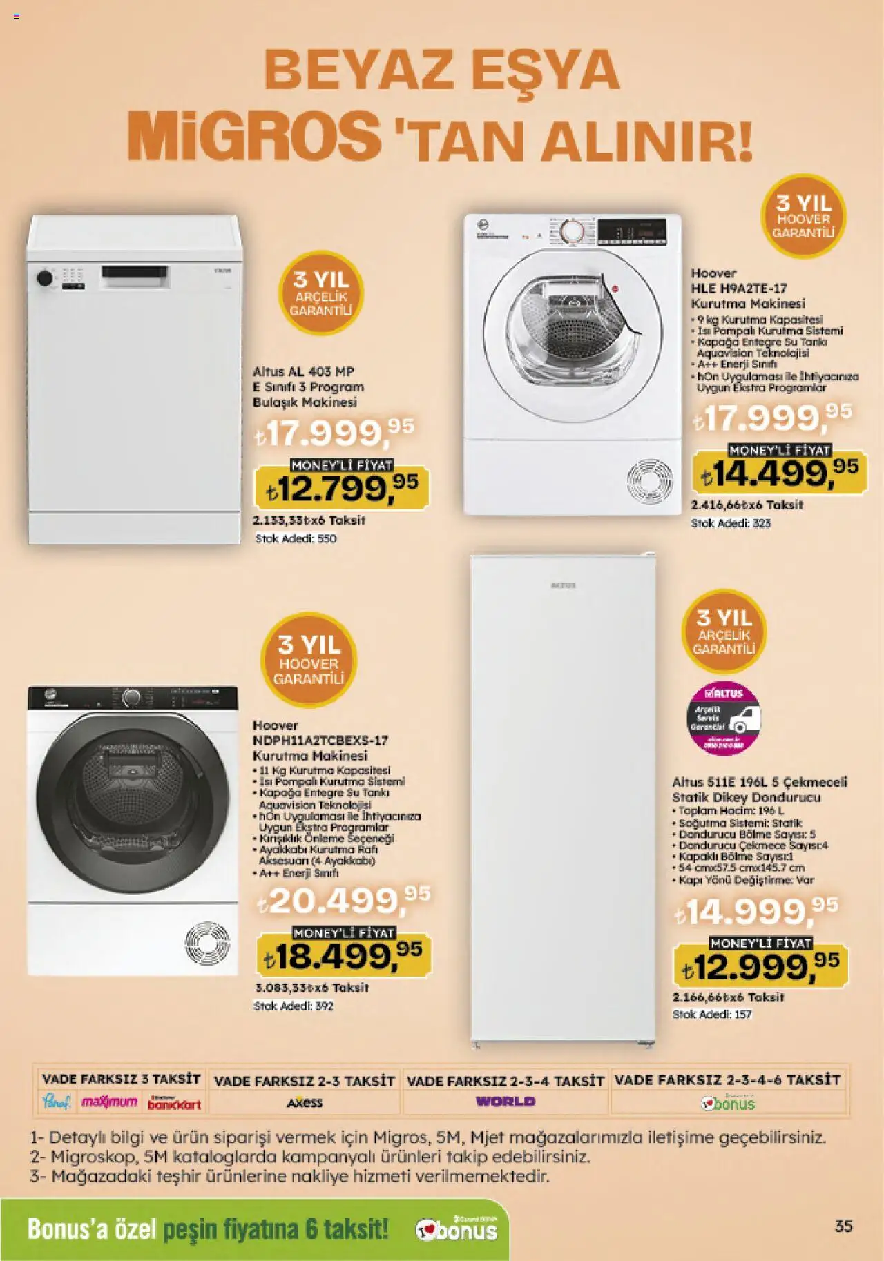 Migros Katalog - 5M Migroskop Dijital - 11.09.2025 tarihinden itibaren geçerlidir | Sayfa: 143 | Ürünler: Kurutma makinesi, Su, Dondurucu, Bulaşık makinesi