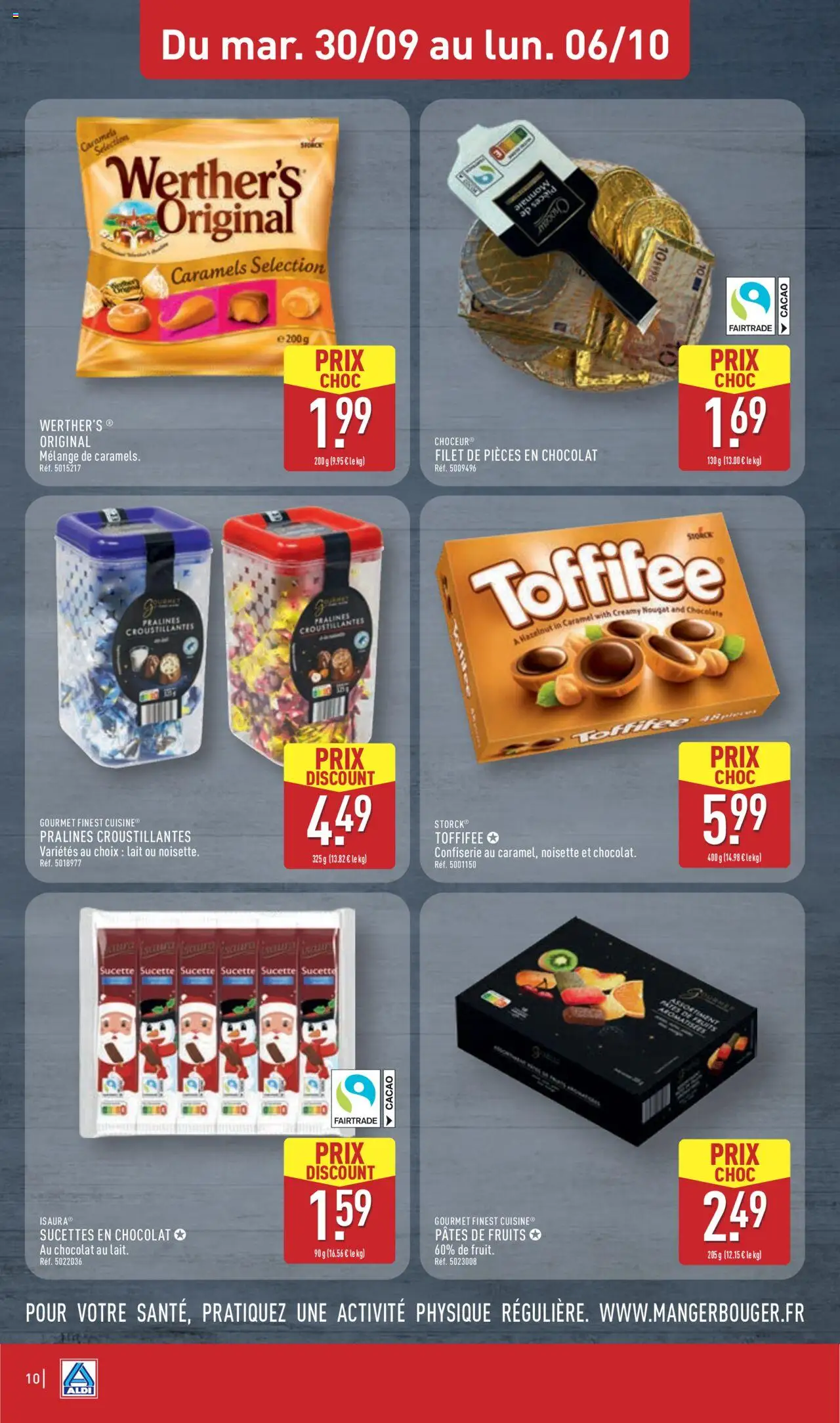  | Page: 12 | Produits: Pâtes de fruits, Pièces en chocolat, Toffifee, Chocolat