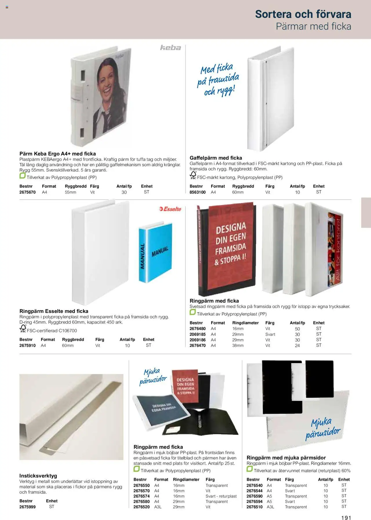 Office Depot reklamblad aktuell från 15.02.2024 | Sida: 193 | Produkter: Kartong, Pärm