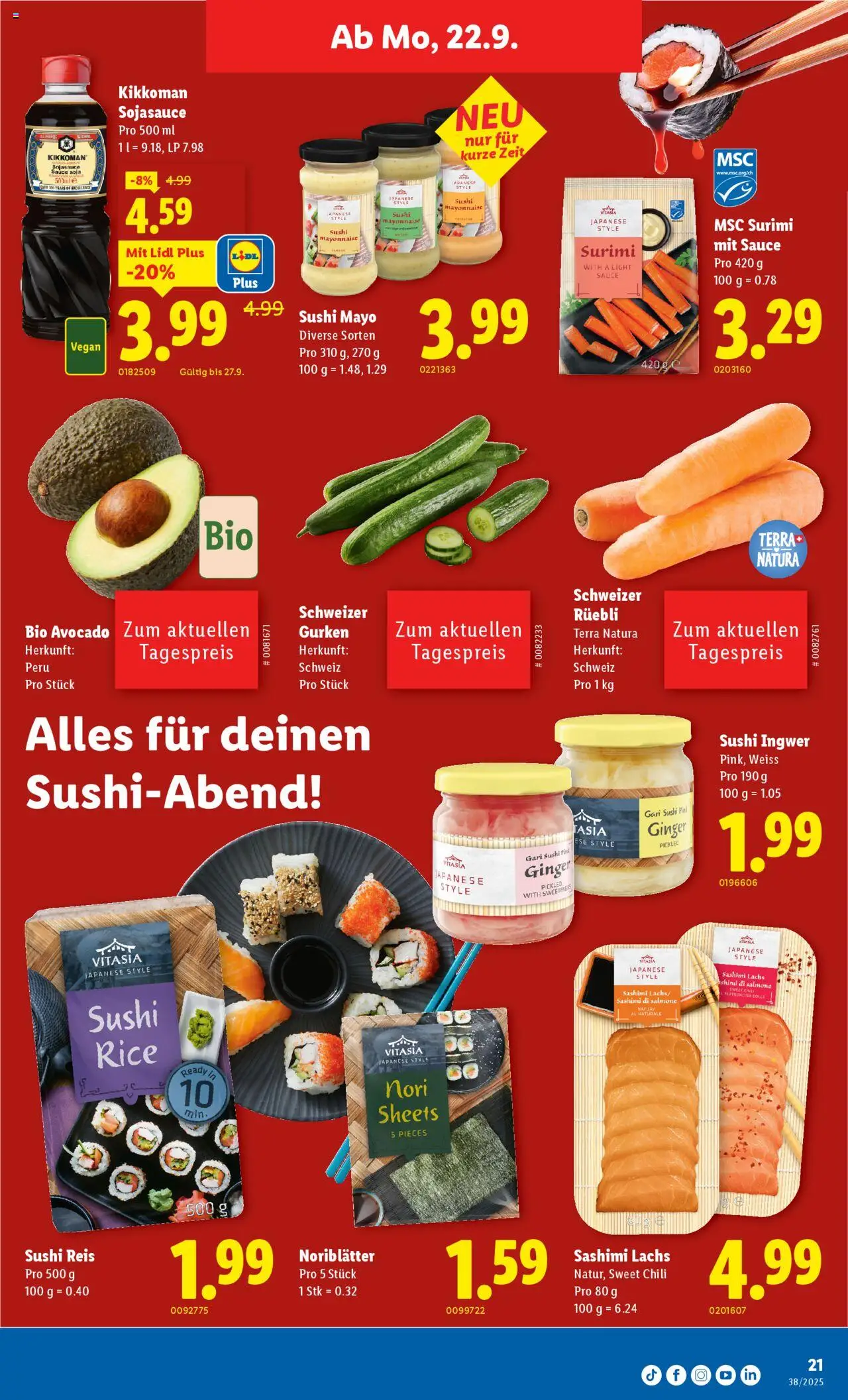 Lidl Aktionen – gültig ab 18.09.2025 | Seite: 21