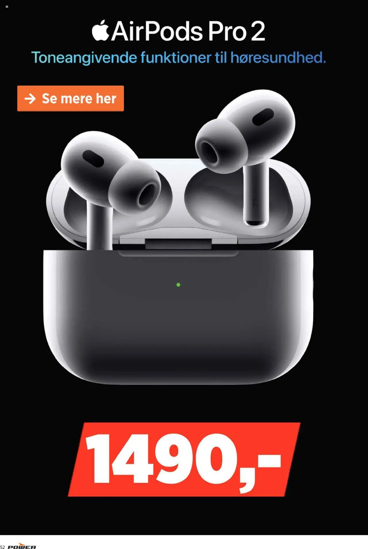 Power Tilbudsavis gyldig fra 31.07.2025 | Side: 52 | Produkter: Airpods