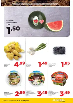 Alimerka folleto Castilla y León │ válido desde el 21.07.2025 | Página: 7 | Productos: Queso, Pasta, Ensalada, Salmón ahumado